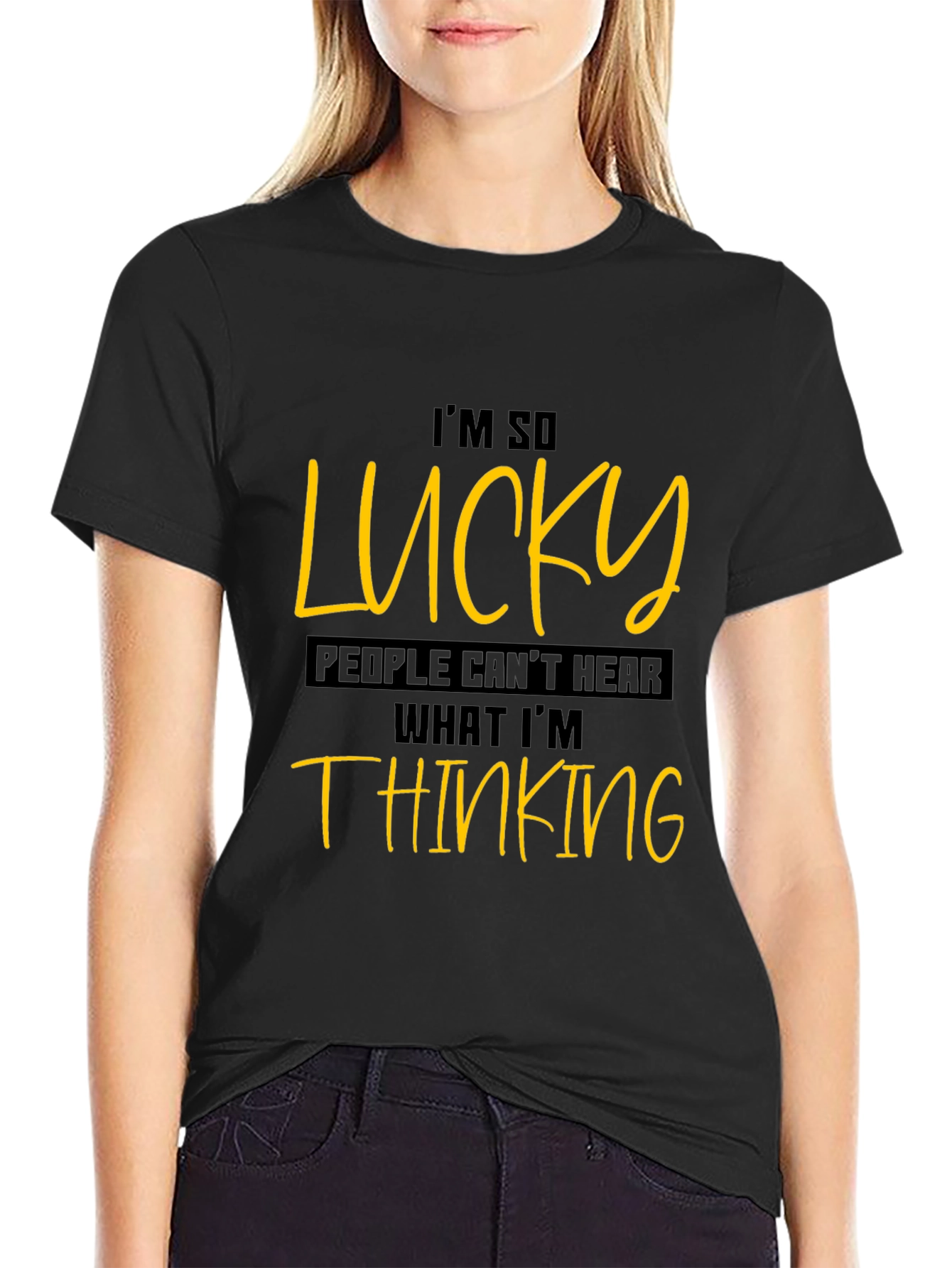 Lucky Statement Graphic Tee