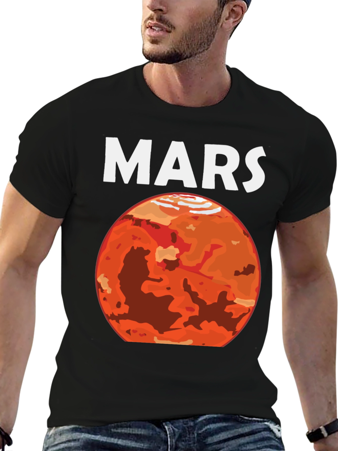 Mars Graphic Tee - Space Exploration T-Shirt