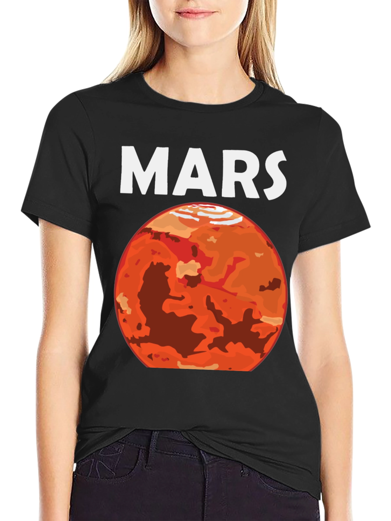 Mars Graphic Tee - Space Exploration T-Shirt