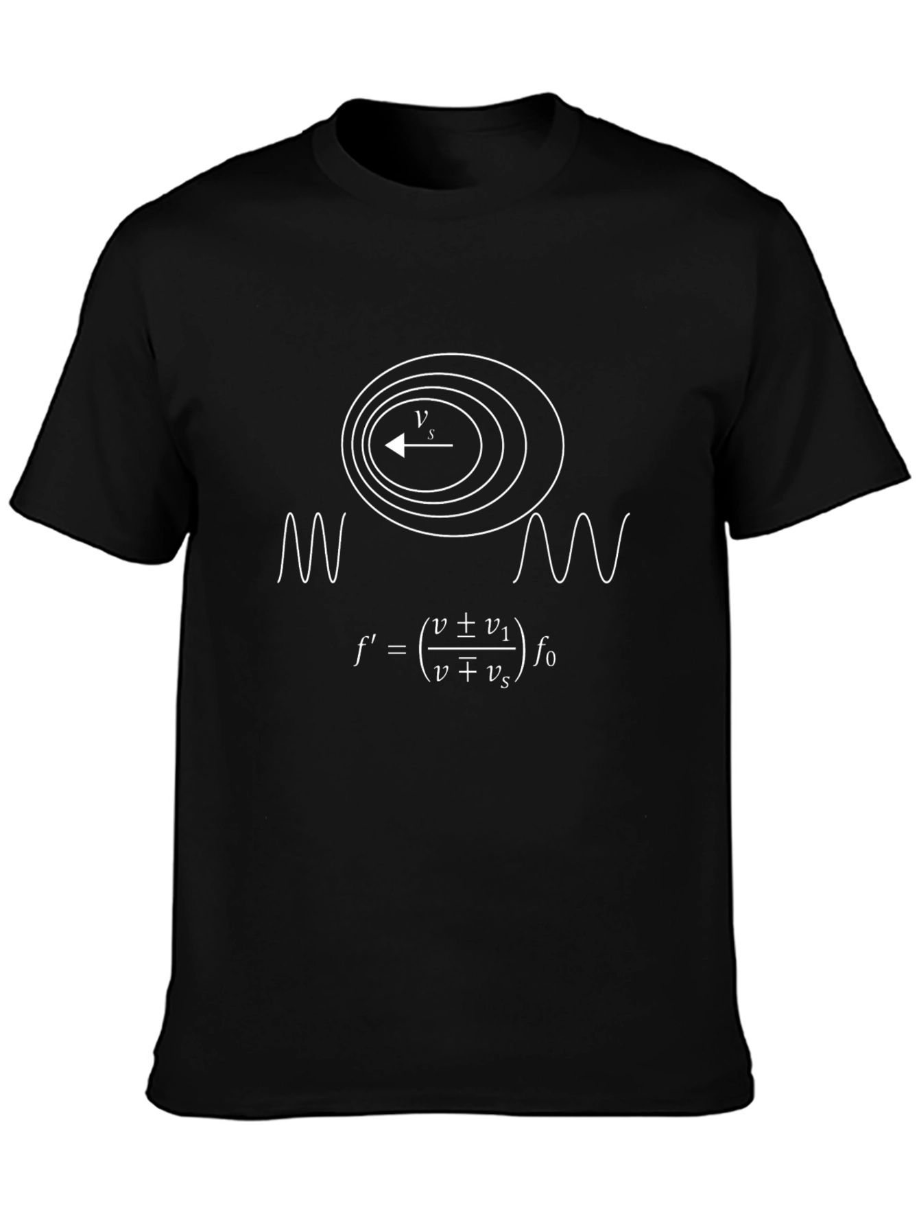 Doppler Effect Equation Graphic Tee - Physics Science T-Shirt