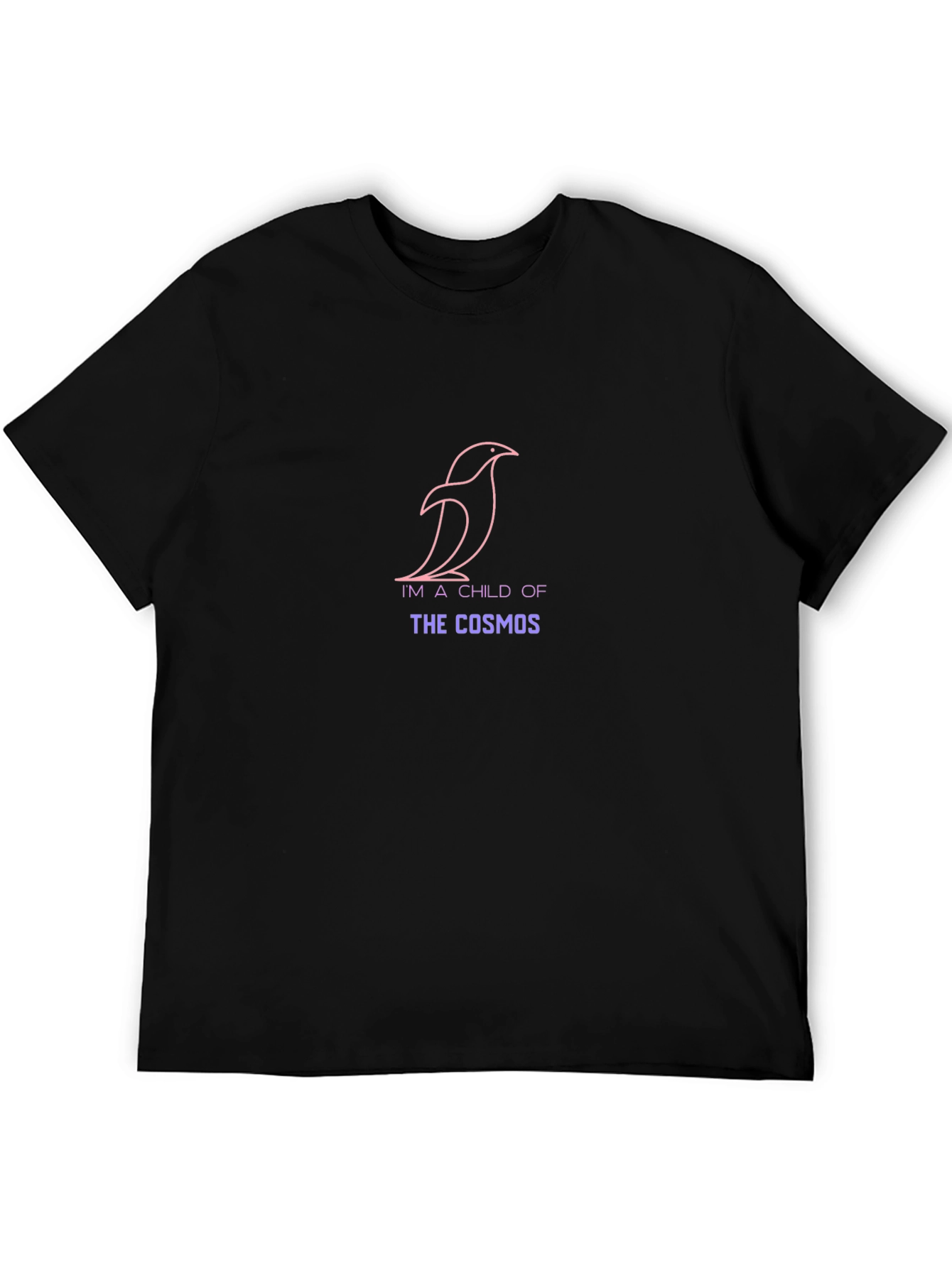Cosmos Child Graphic Tee - Black Unisex T-Shirt