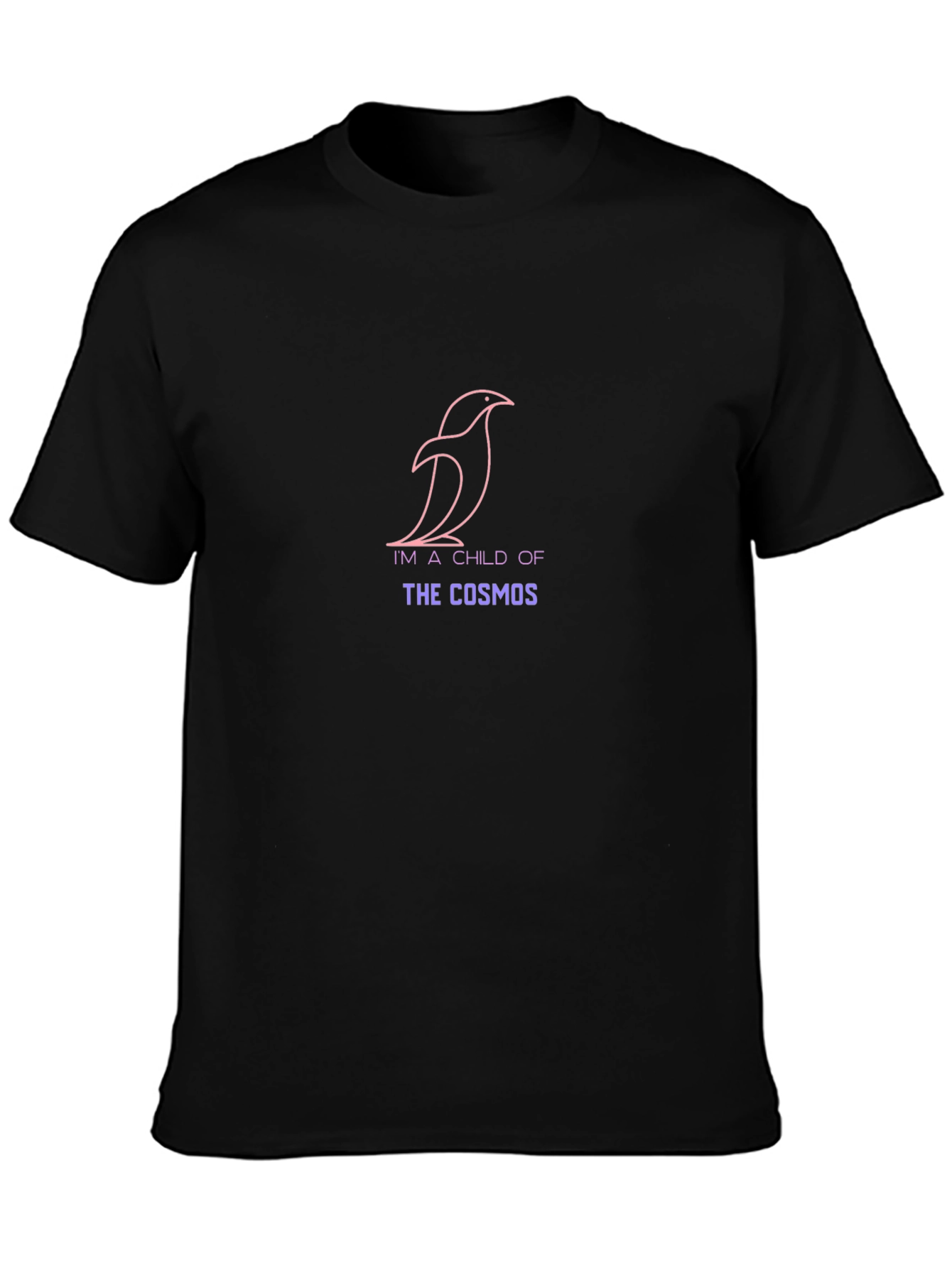 Cosmos Child Graphic Tee - Black Unisex T-Shirt
