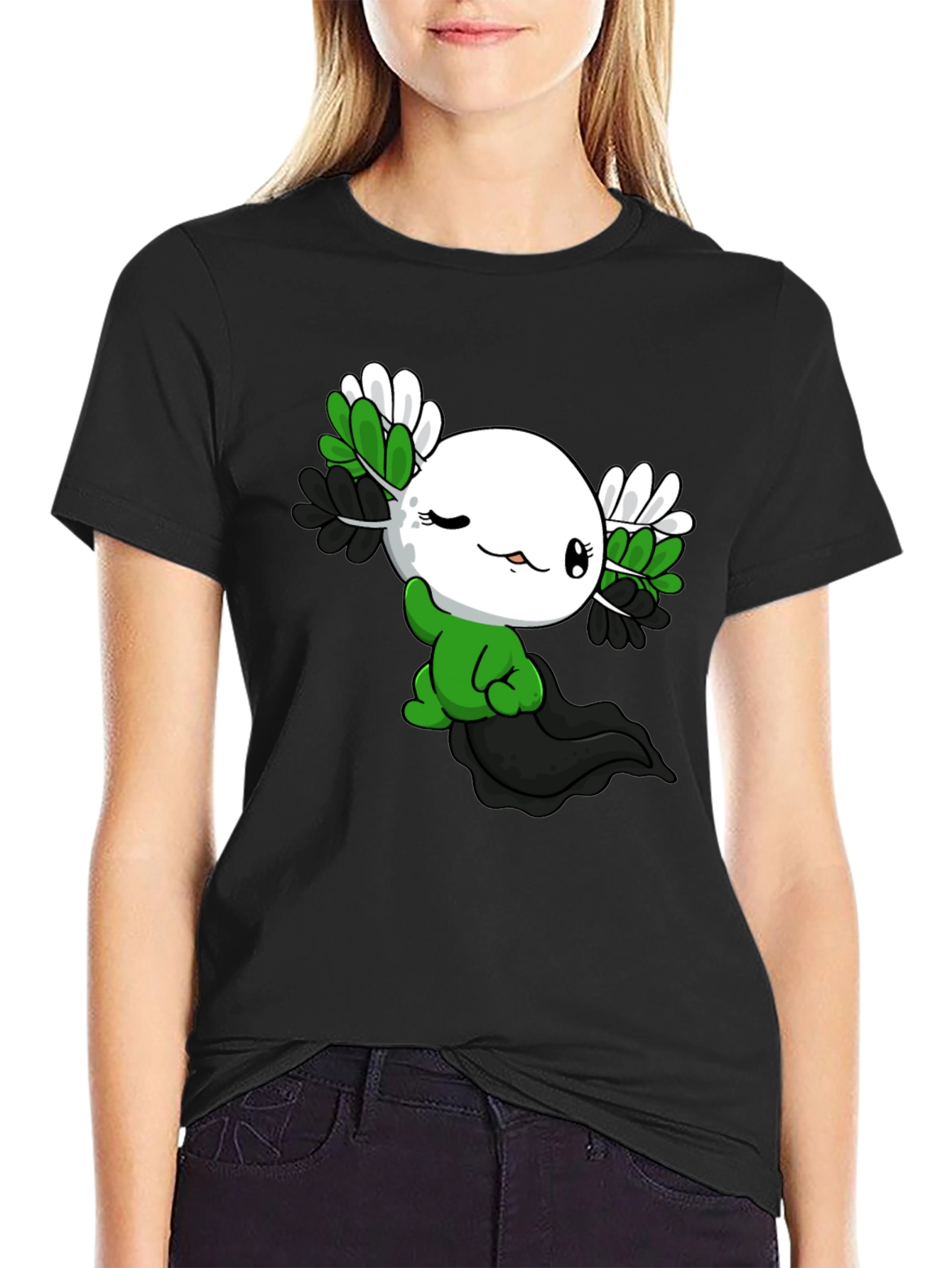 Axolotl Pride T-Shirt - Asexual