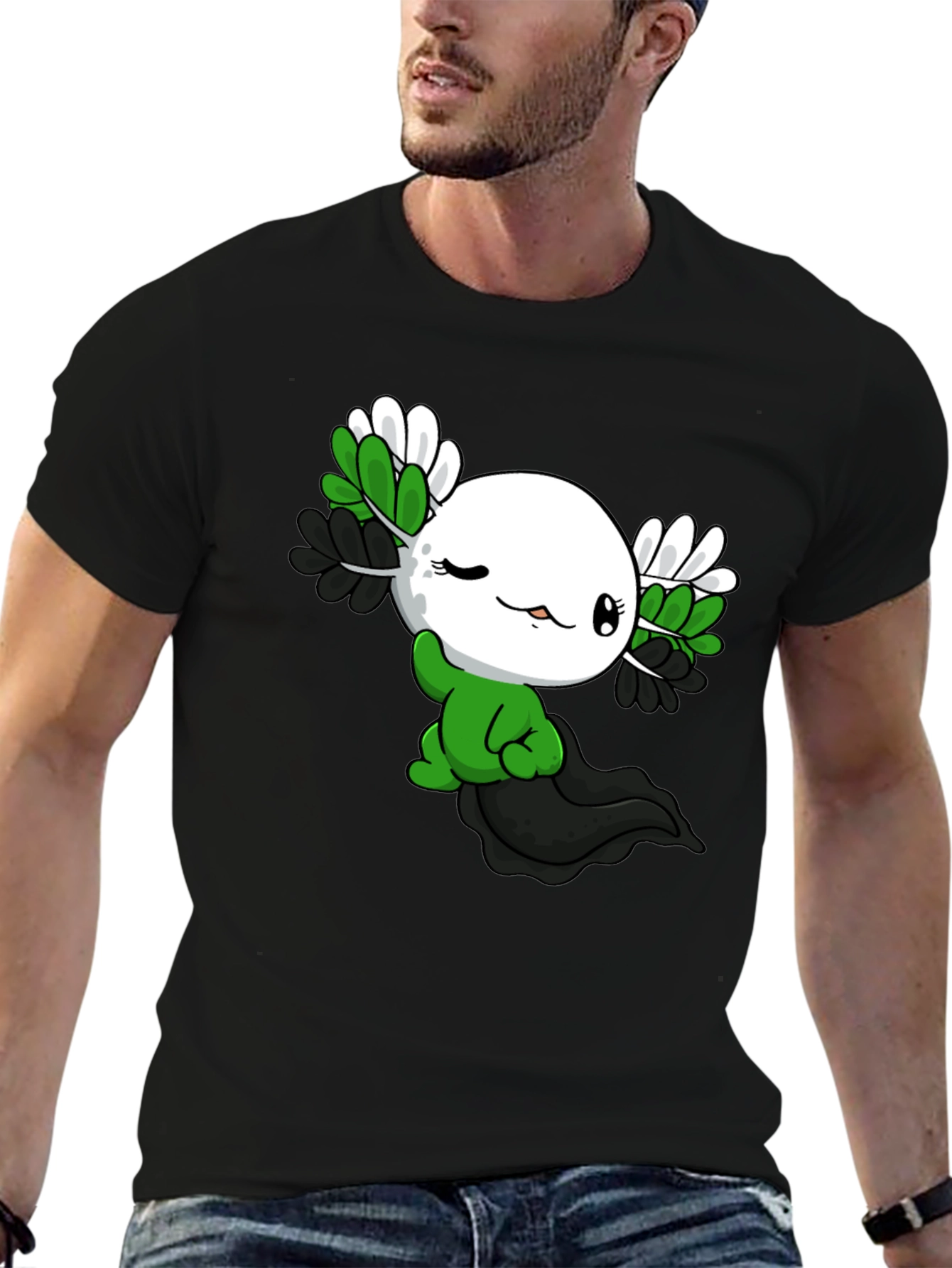 Axolotl Pride T-Shirt - Asexual