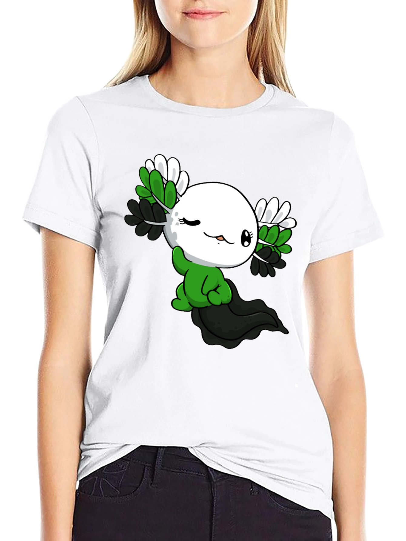 Axolotl Pride T-Shirt - Asexual