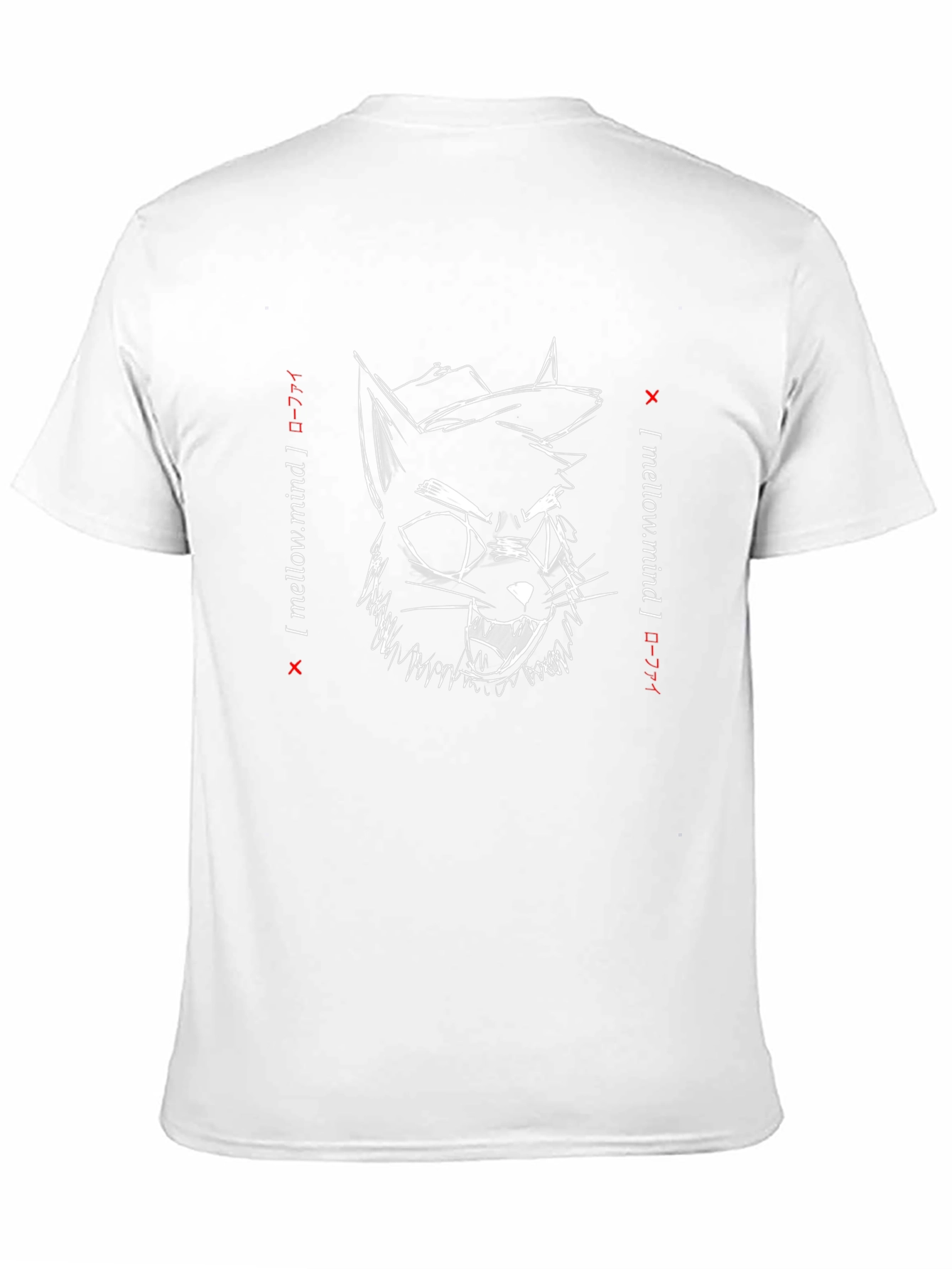 Mellow Mind Graphic Tee - Cool Cat T-Shirt