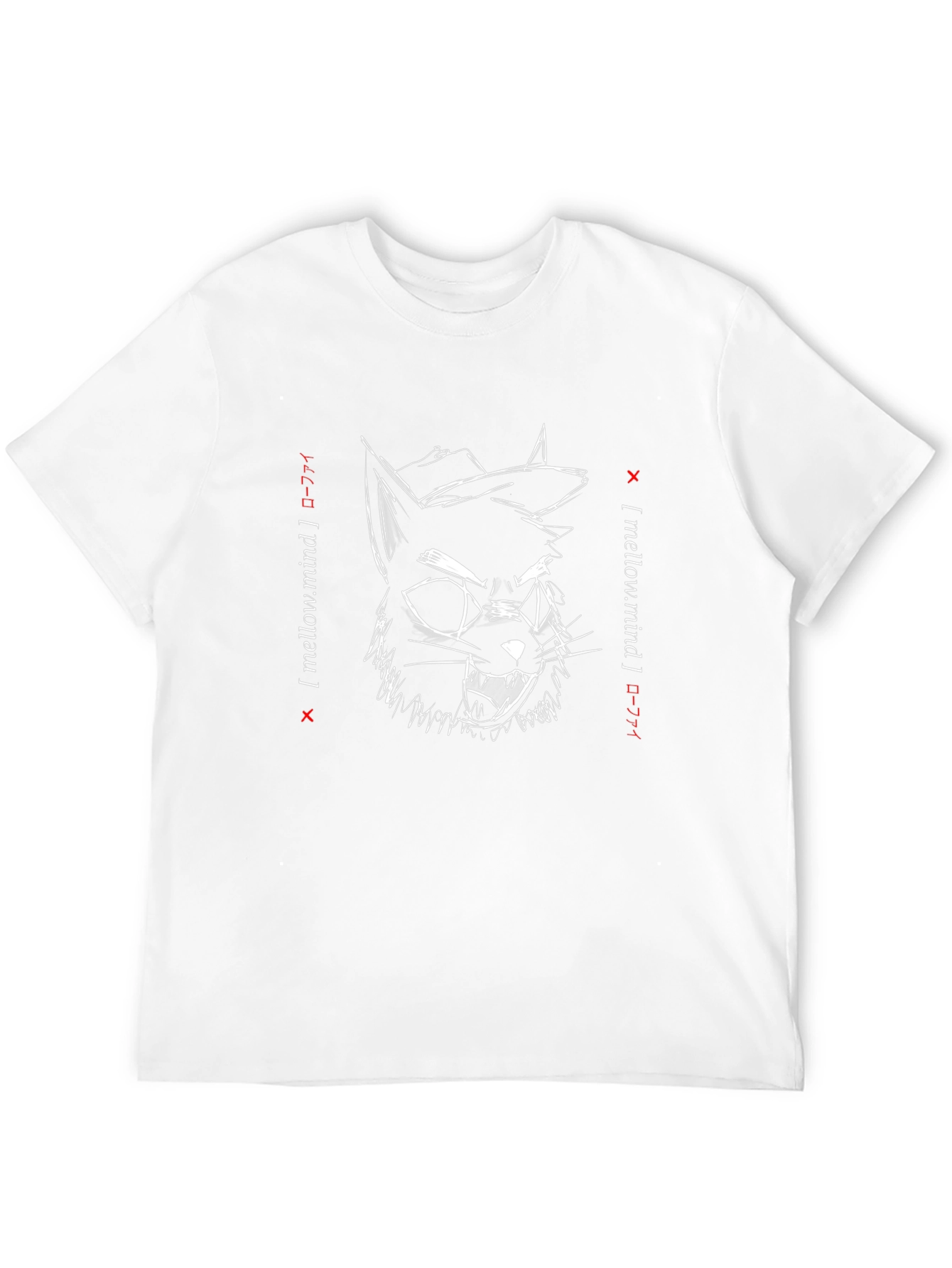 Mellow Mind Graphic Tee - Cool Cat T-Shirt