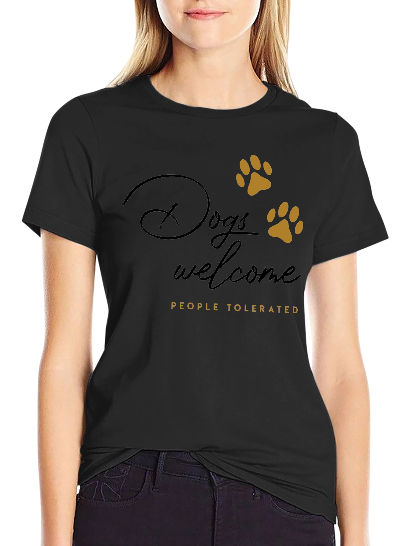 Dogs Welcome Tee - Funny Dog Lover Shirt