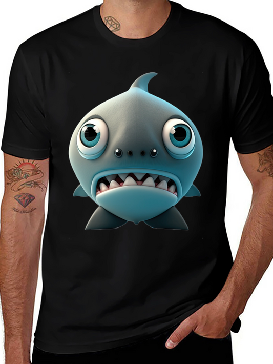 Cartoon Shark Graphic Tee