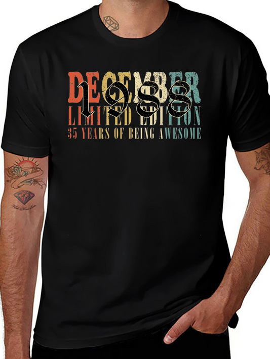 December 1988 Limited Edition 35 Years T-Shirt