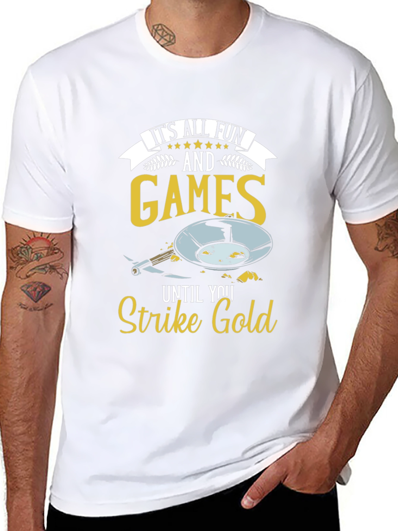 Strike Gold Mens T-Shirt