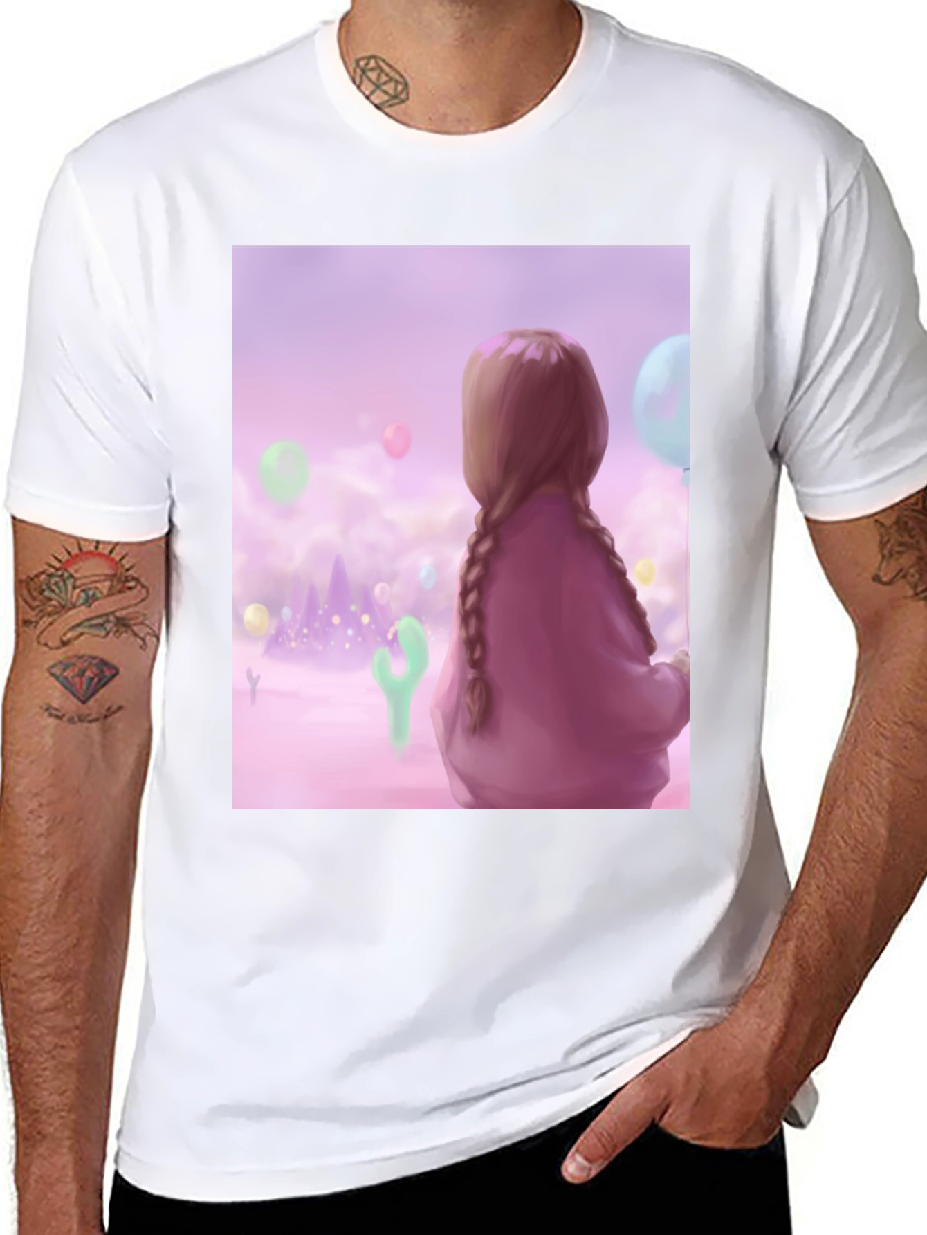 Pastel Dreams T-Shirt - Unique Graphic Tee