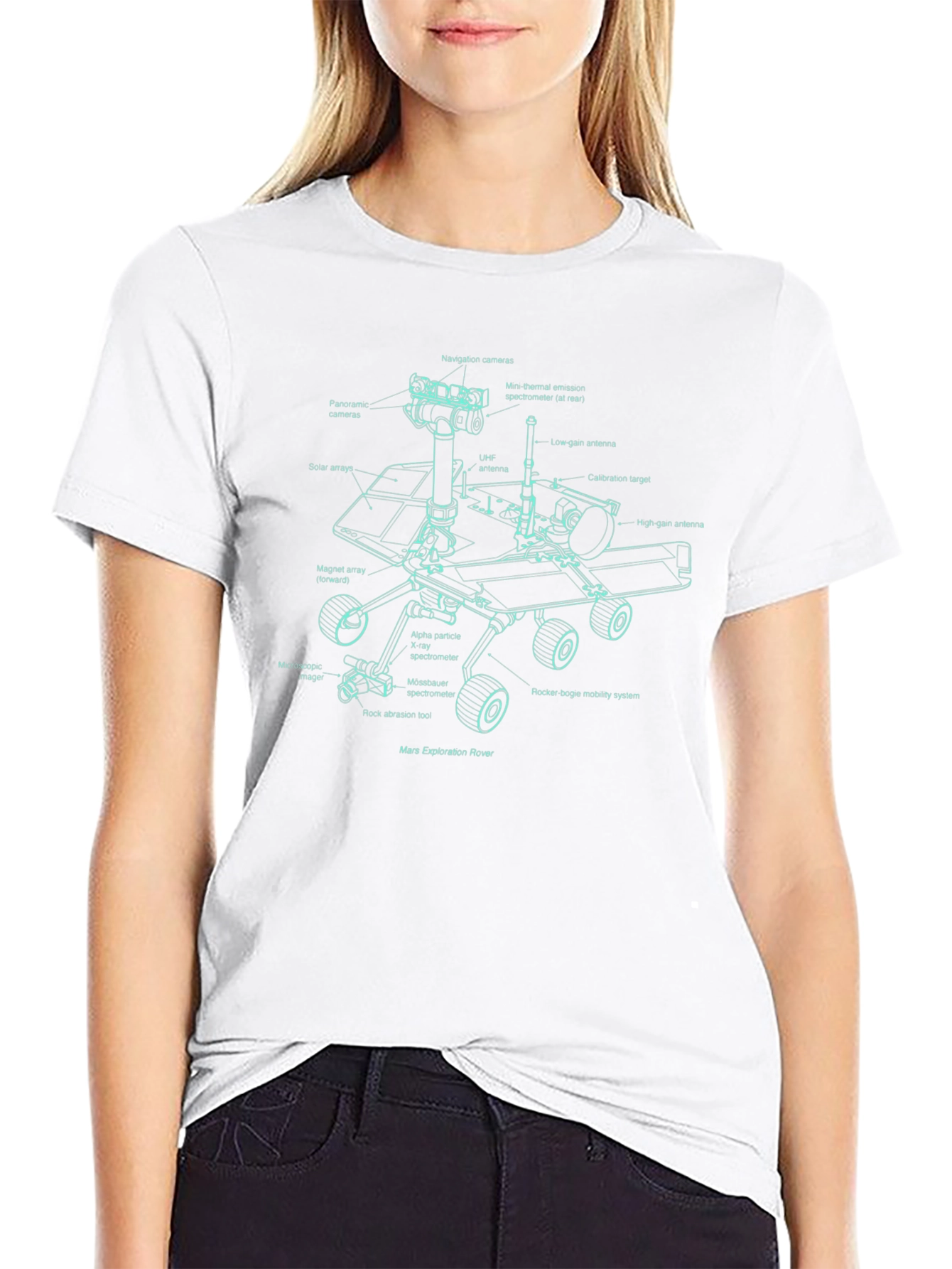 Mars Rover Blueprint T-Shirt