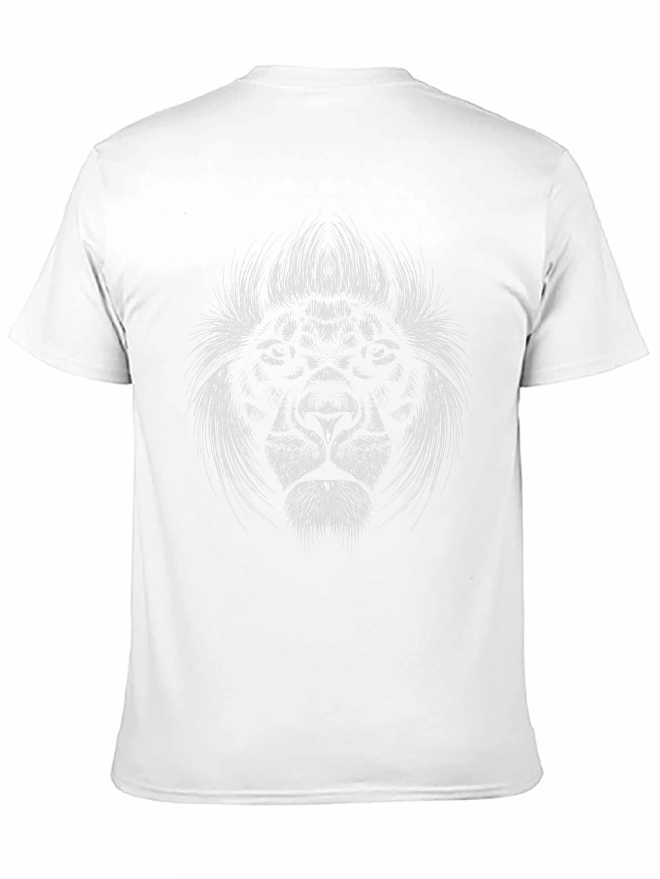 Lion Graphic Tee - Black T-Shirt for Men