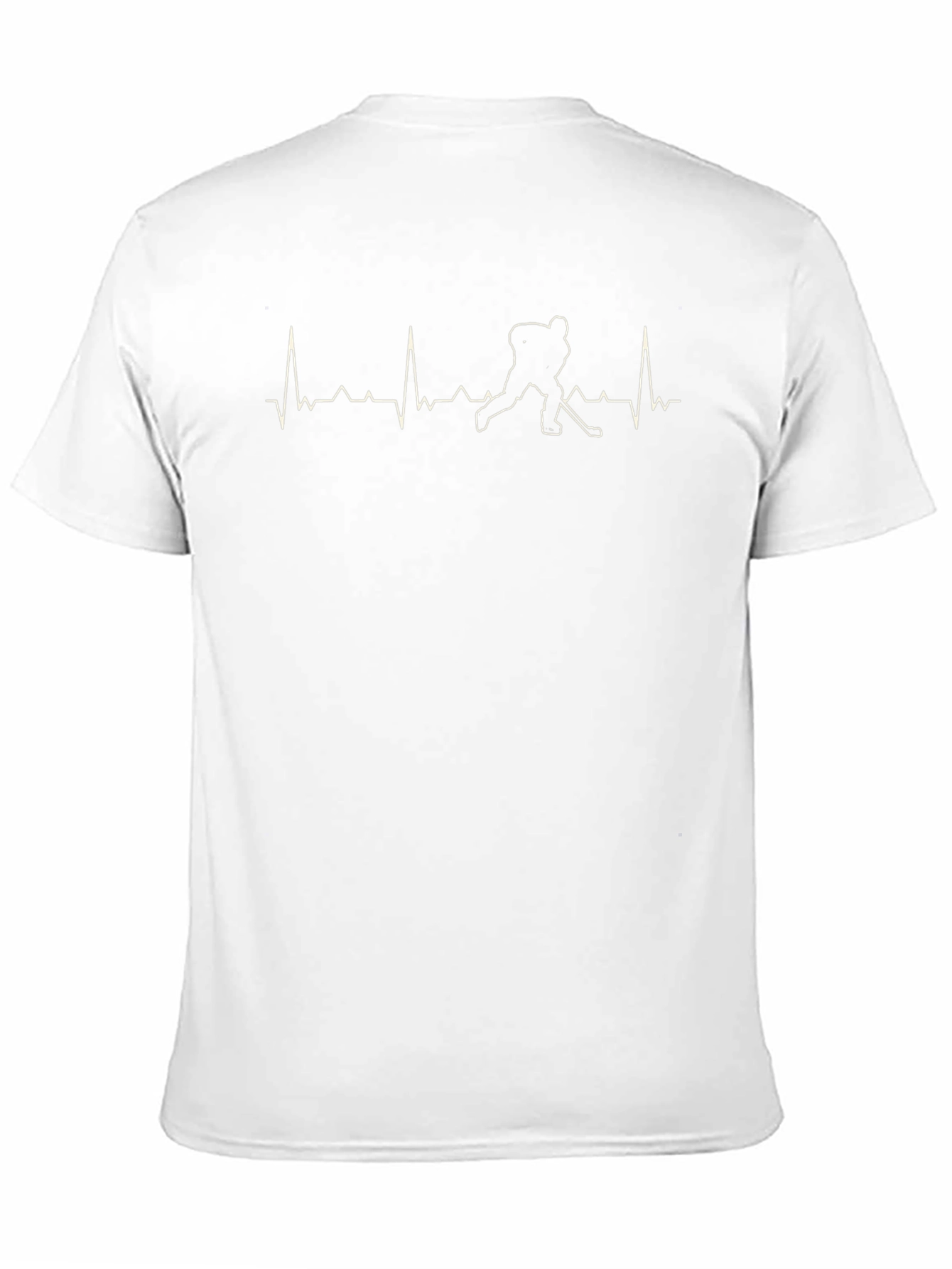 Hockey Heartbeat T-Shirt - Black Tee