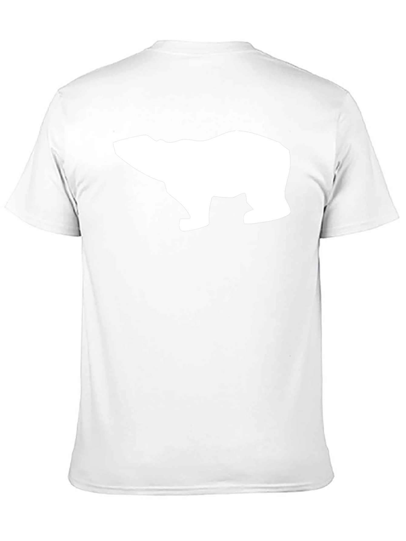 Cool Polar Bear Graphic Tee - Black Cotton T-Shirt