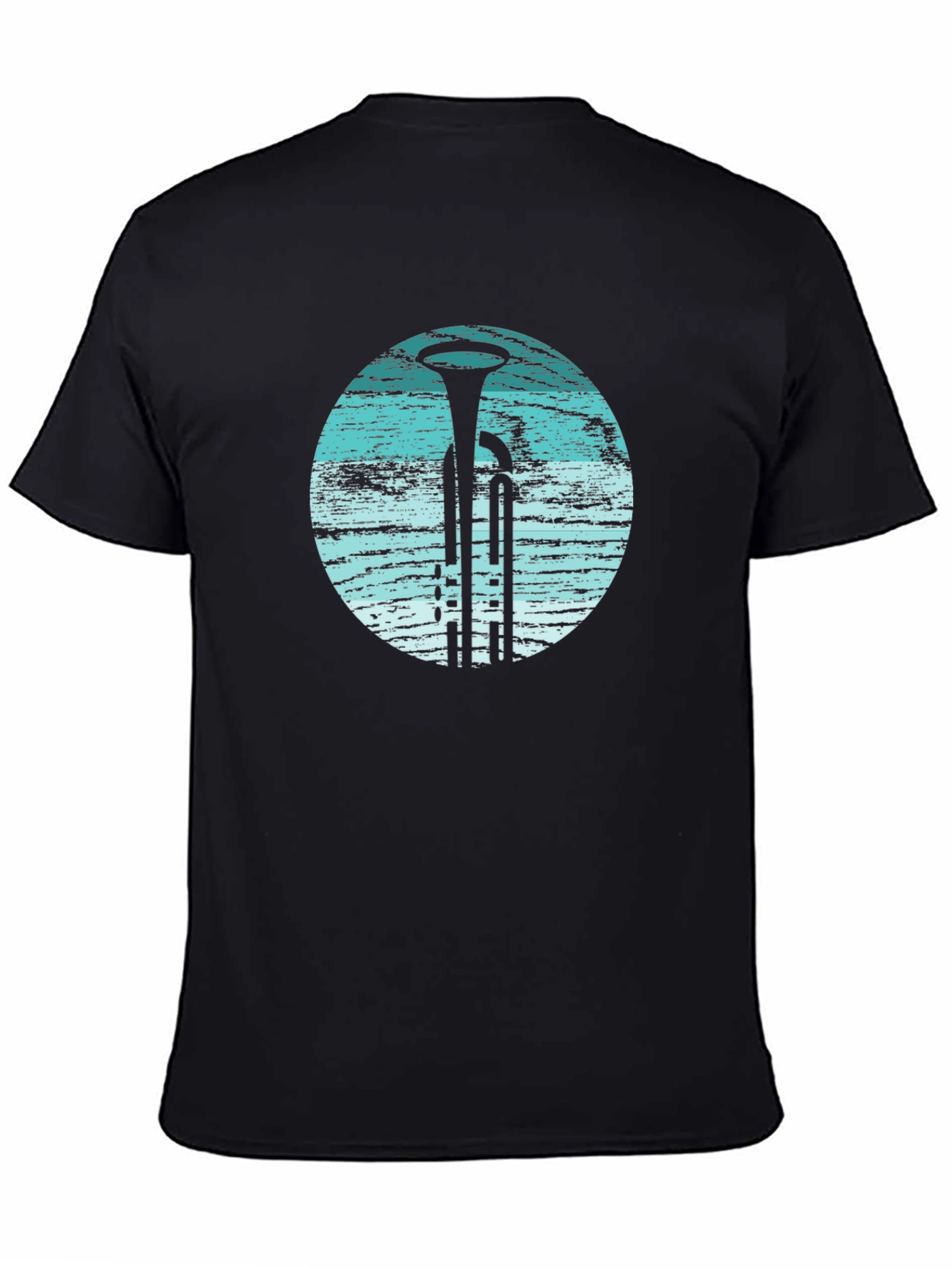 Retro Trombone T-Shirt - Music Lover Tee