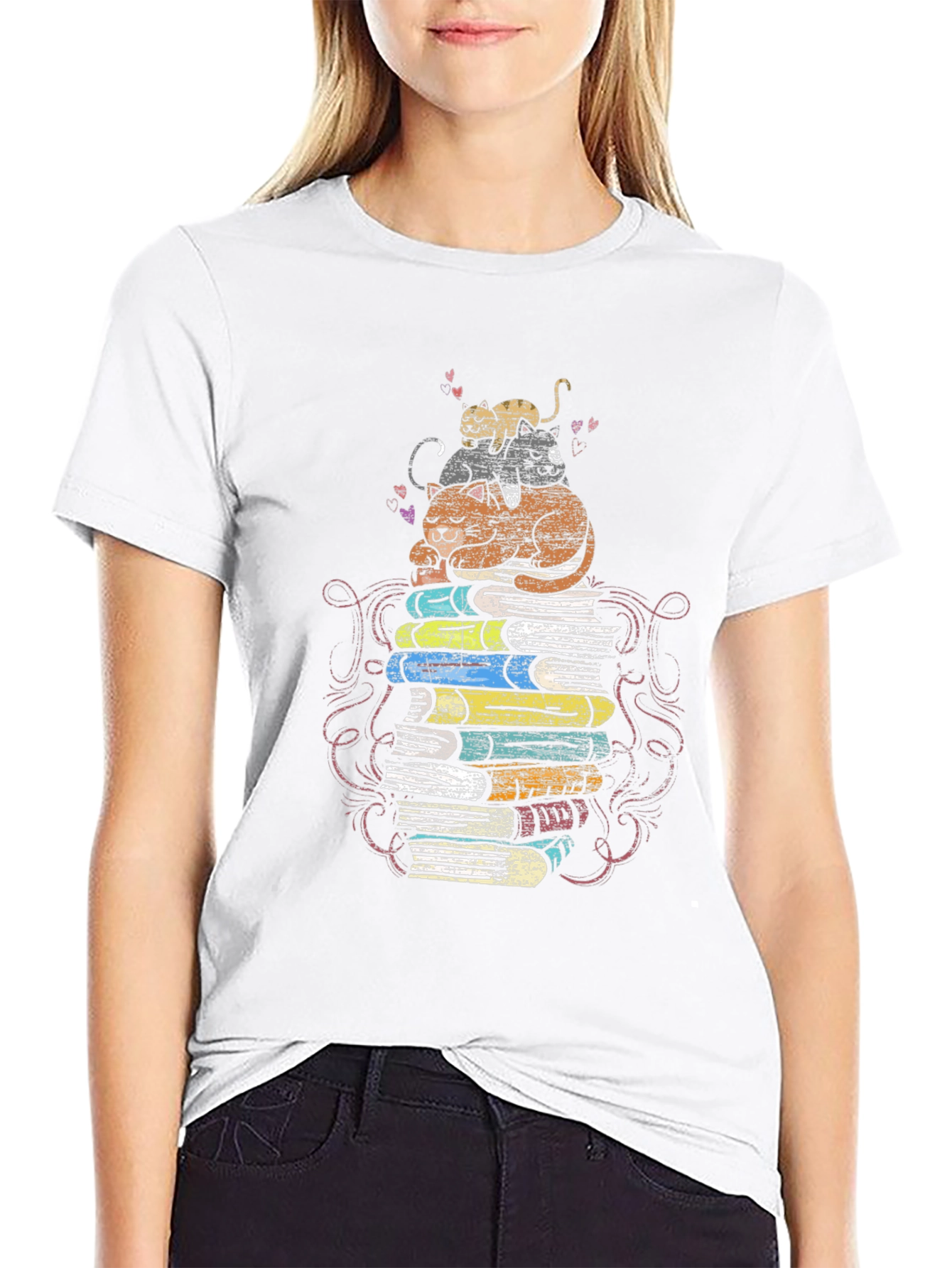 Bookish Cat T-Shirt