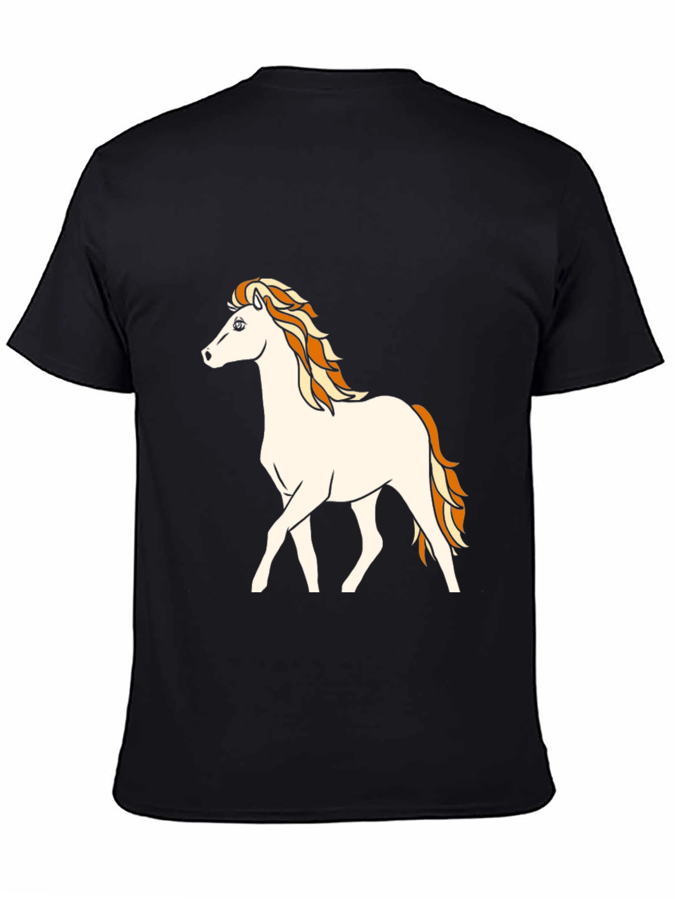 Horse Graphic Tee - Unisex Cotton Blend