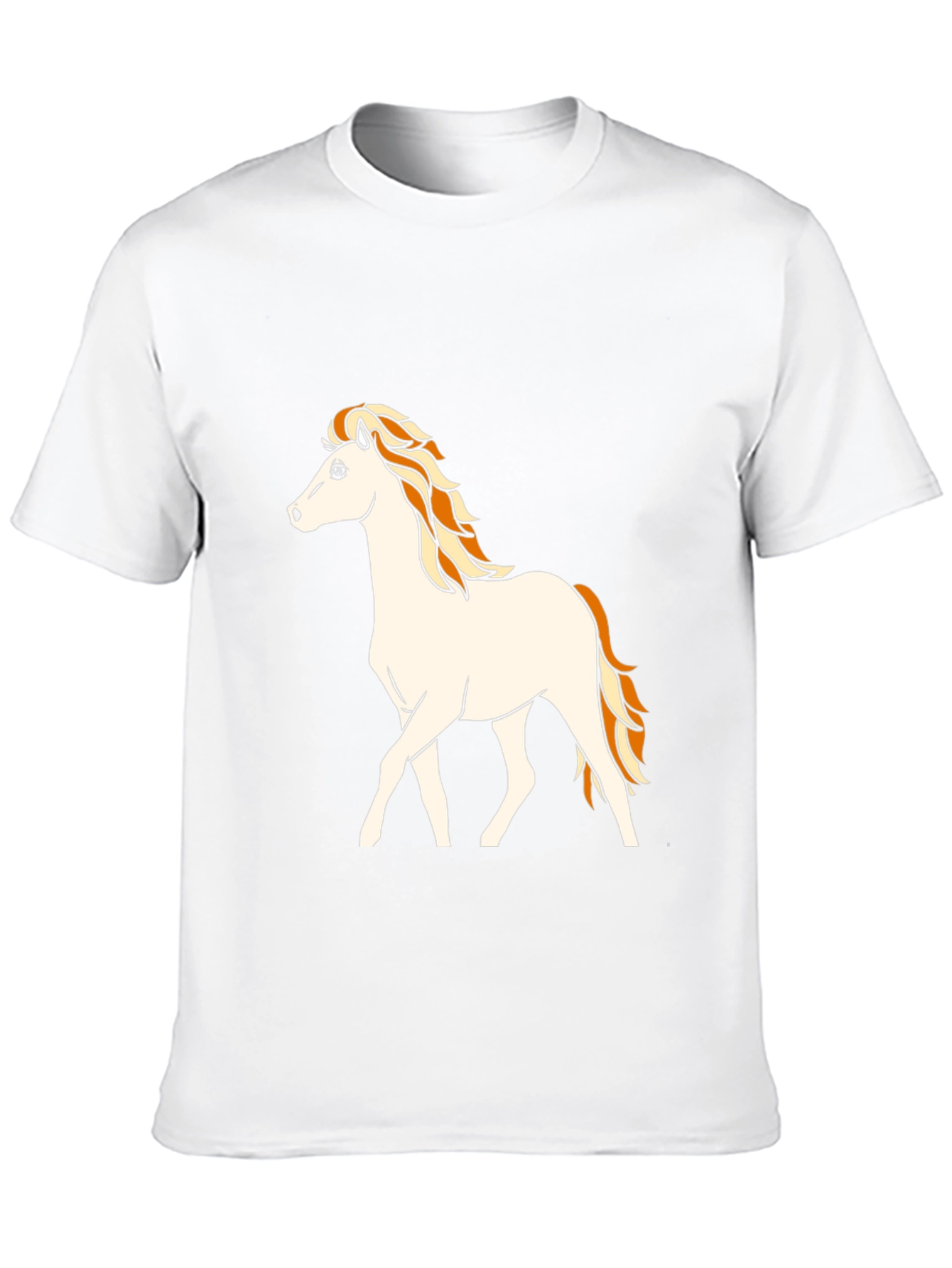 Horse Graphic Tee - Unisex Cotton Blend