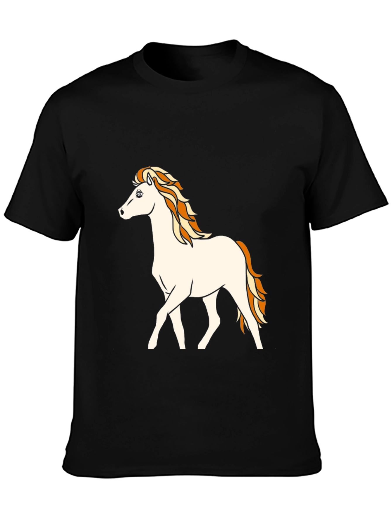 Horse Graphic Tee - Unisex Cotton Blend