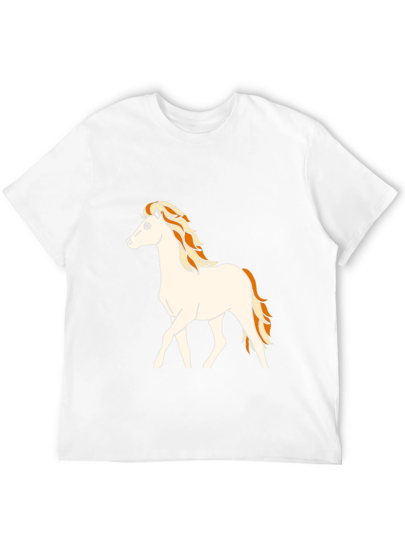 Horse Graphic Tee - Unisex Cotton Blend