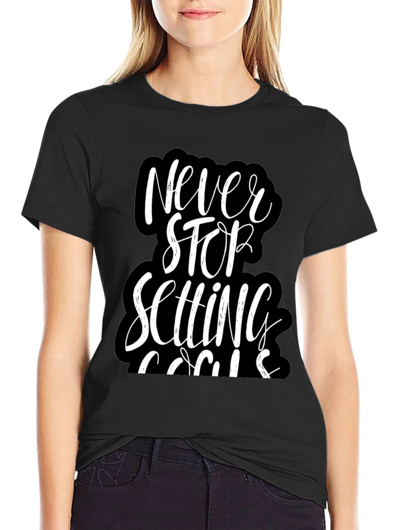 Never Stop Setting Goals T-Shirt