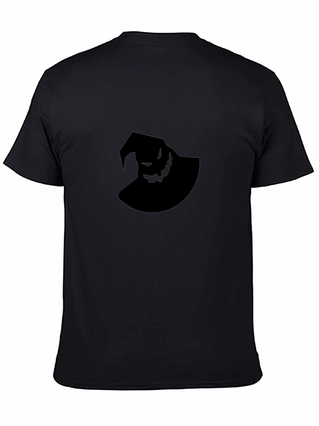 Spooky Hat Graphic Tee - Black Cotton Comfort