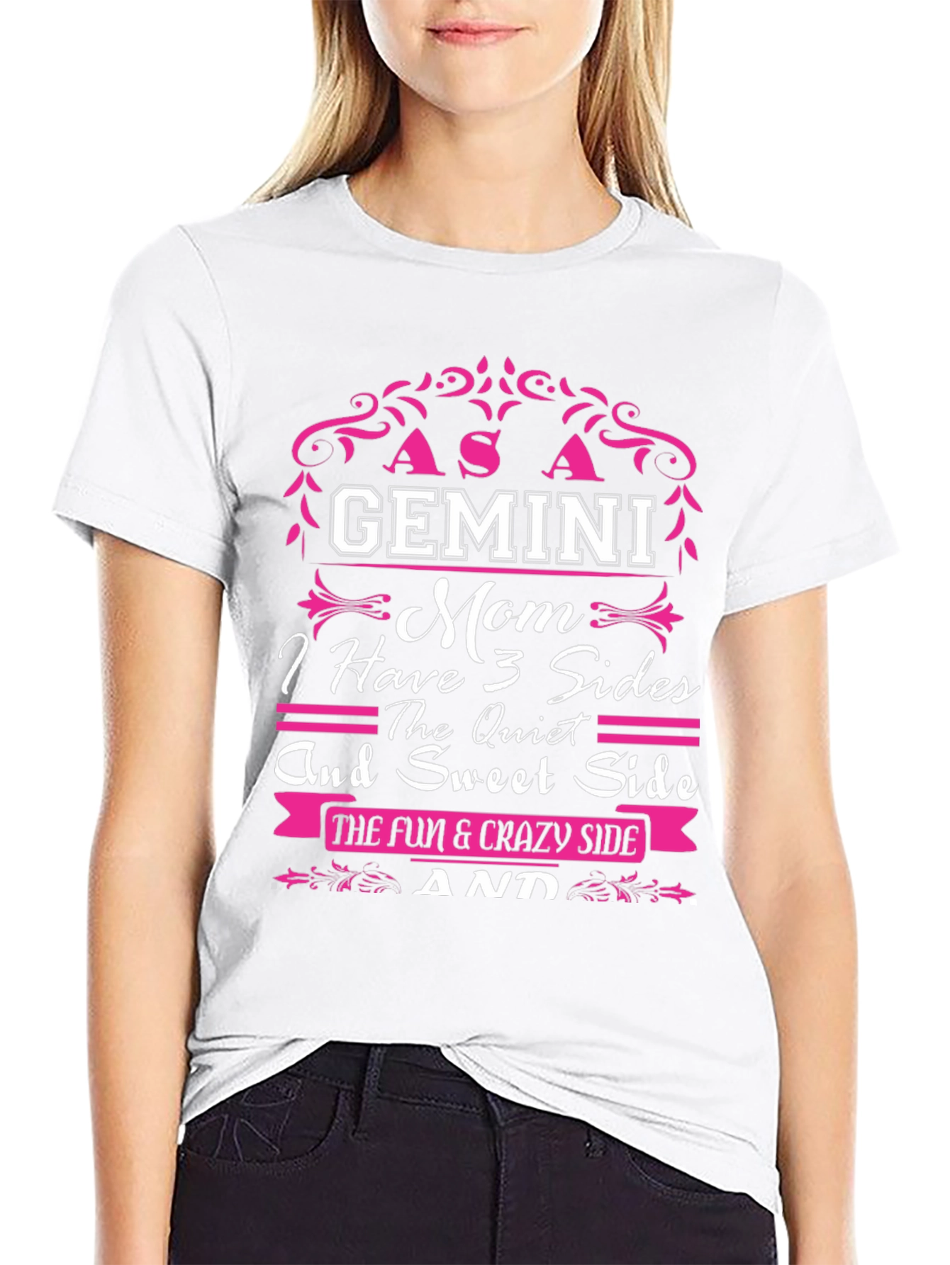 Gemini Mom T-Shirt - 3 Sides