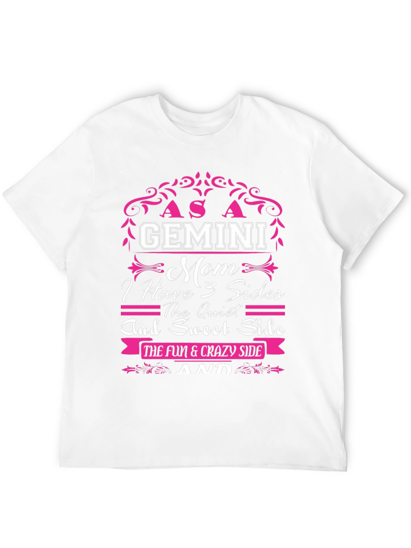 Gemini Mom T-Shirt - 3 Sides