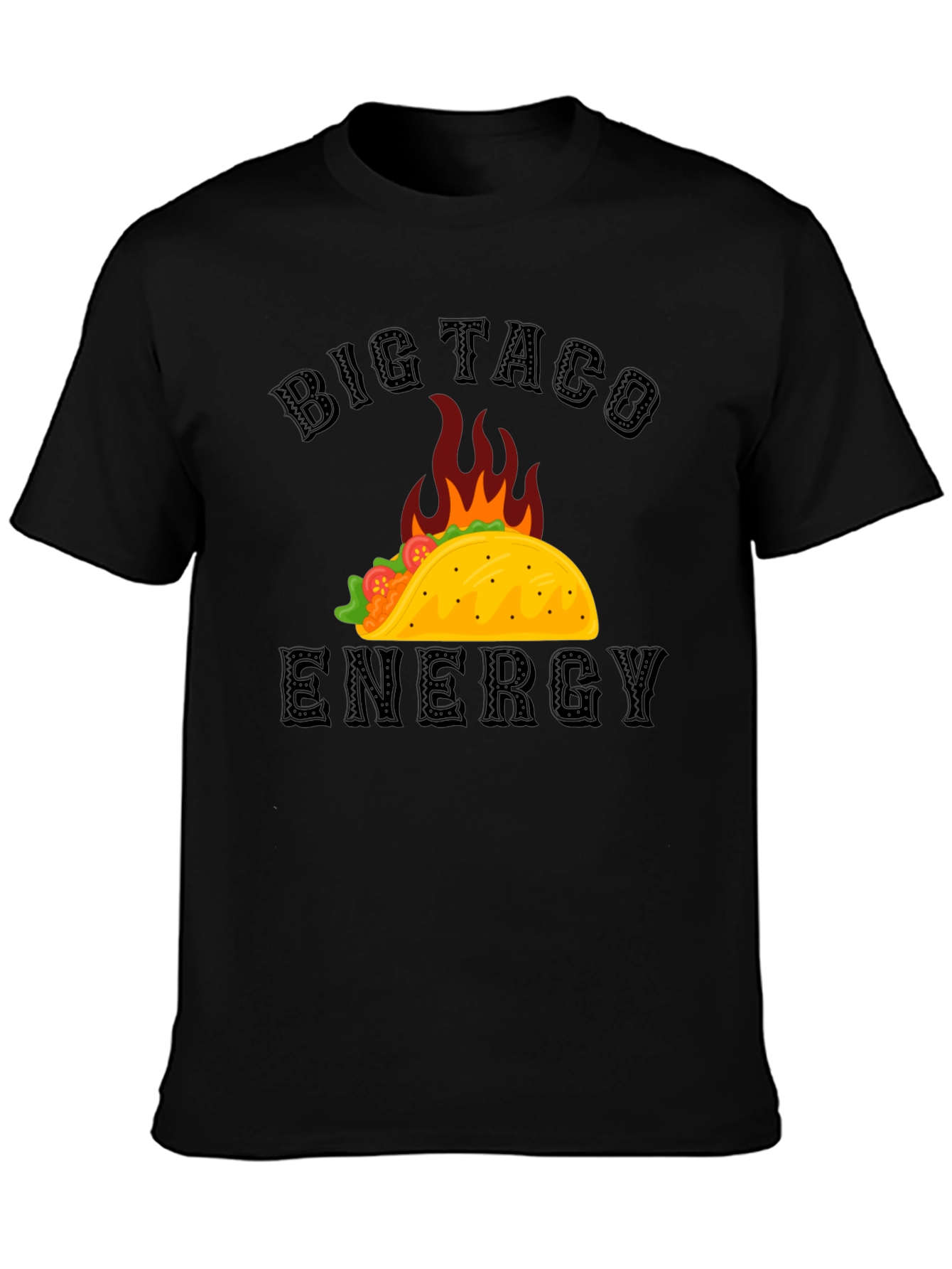 Big Taco Energy Graphic T-Shirt