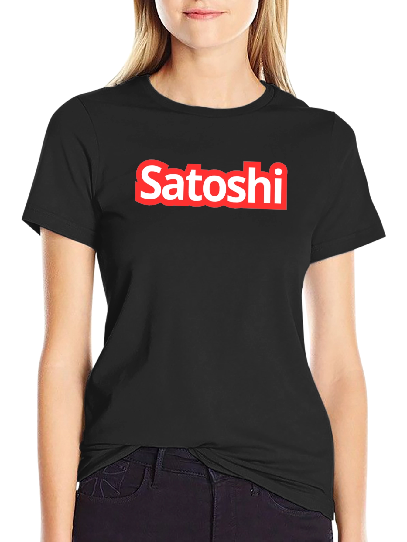 Satoshi Black T-Shirt - Crypto Fashion