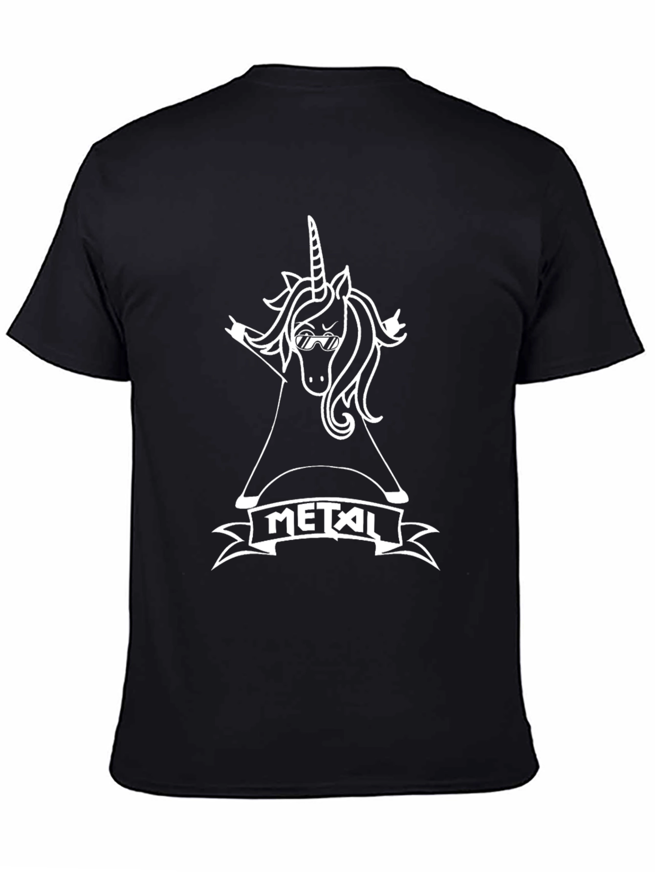 Metal Unicorn T-Shirt - Rock On!