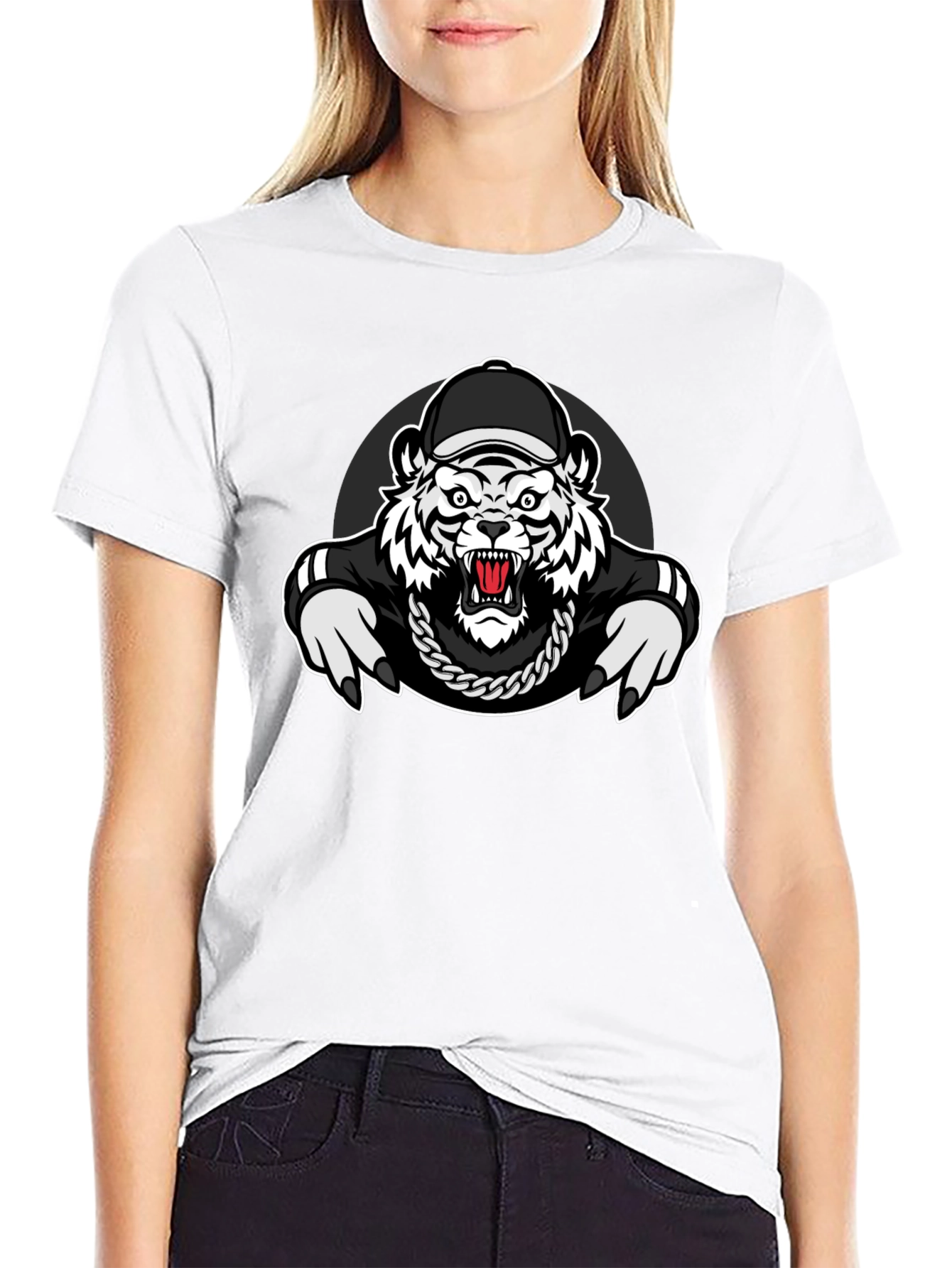 Tiger Graphic Black T-Shirt - Urban Style