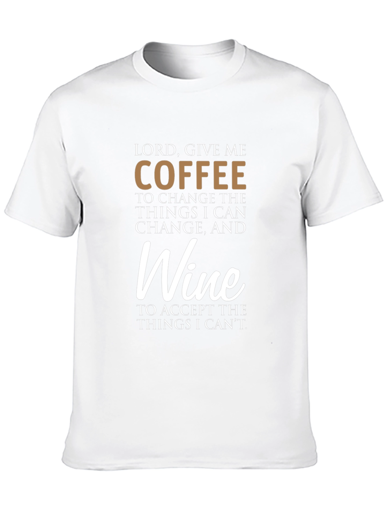 Coffee and Wine Graphic T-Shirt