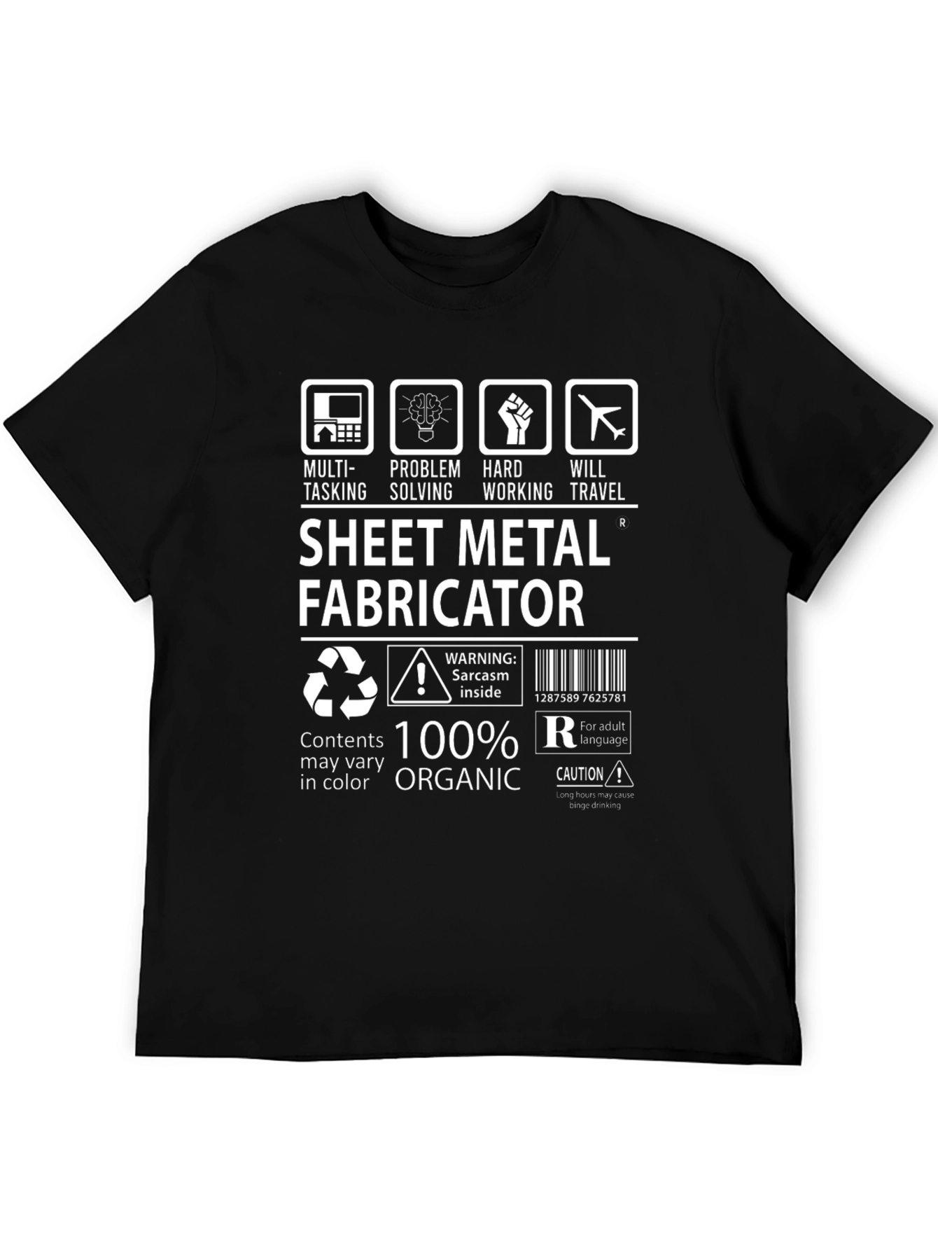 Sheet Metal Fabricator Organic T-Shirt