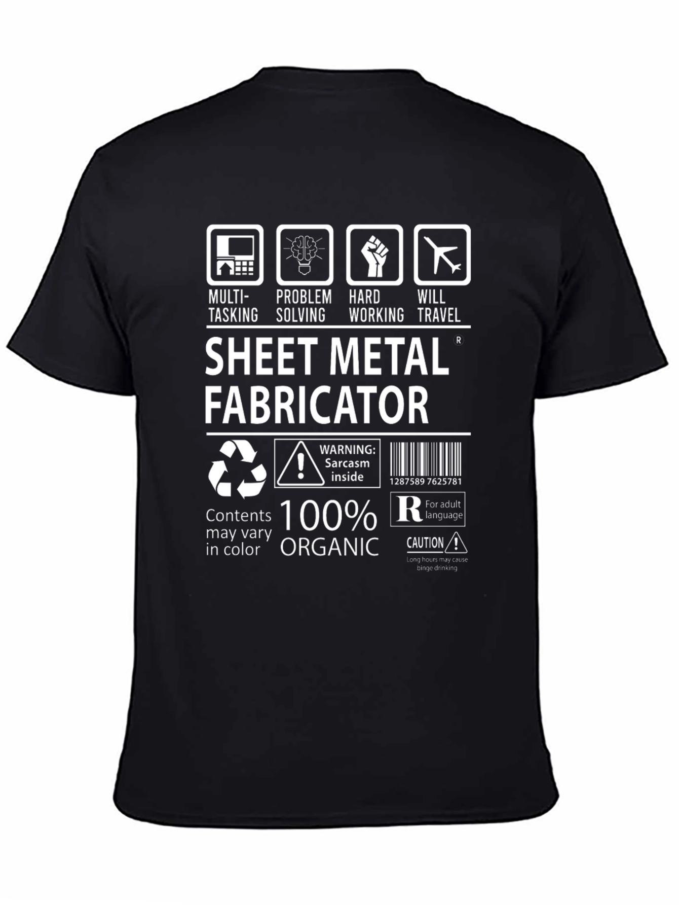 Sheet Metal Fabricator Organic T-Shirt