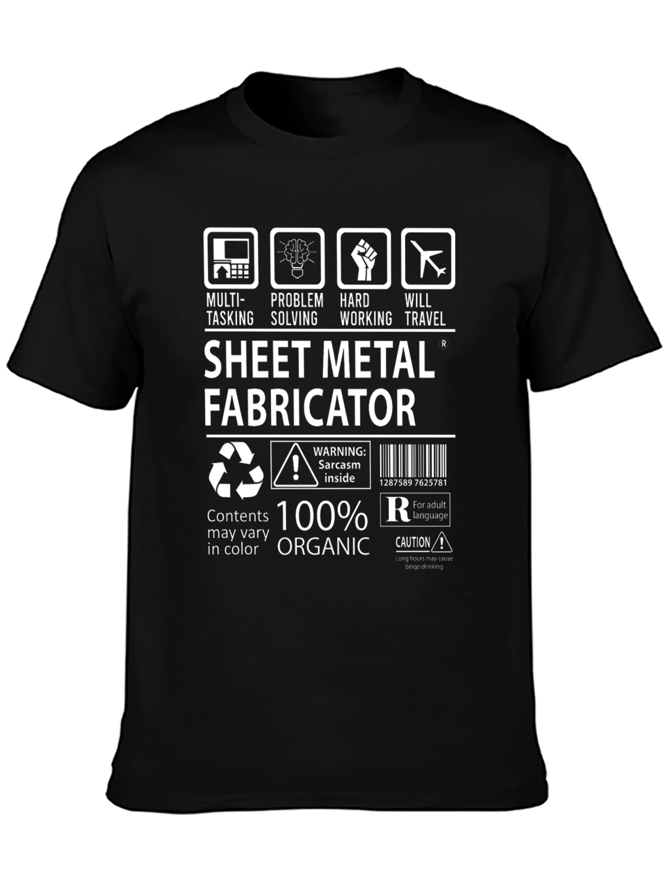 Sheet Metal Fabricator Organic T-Shirt