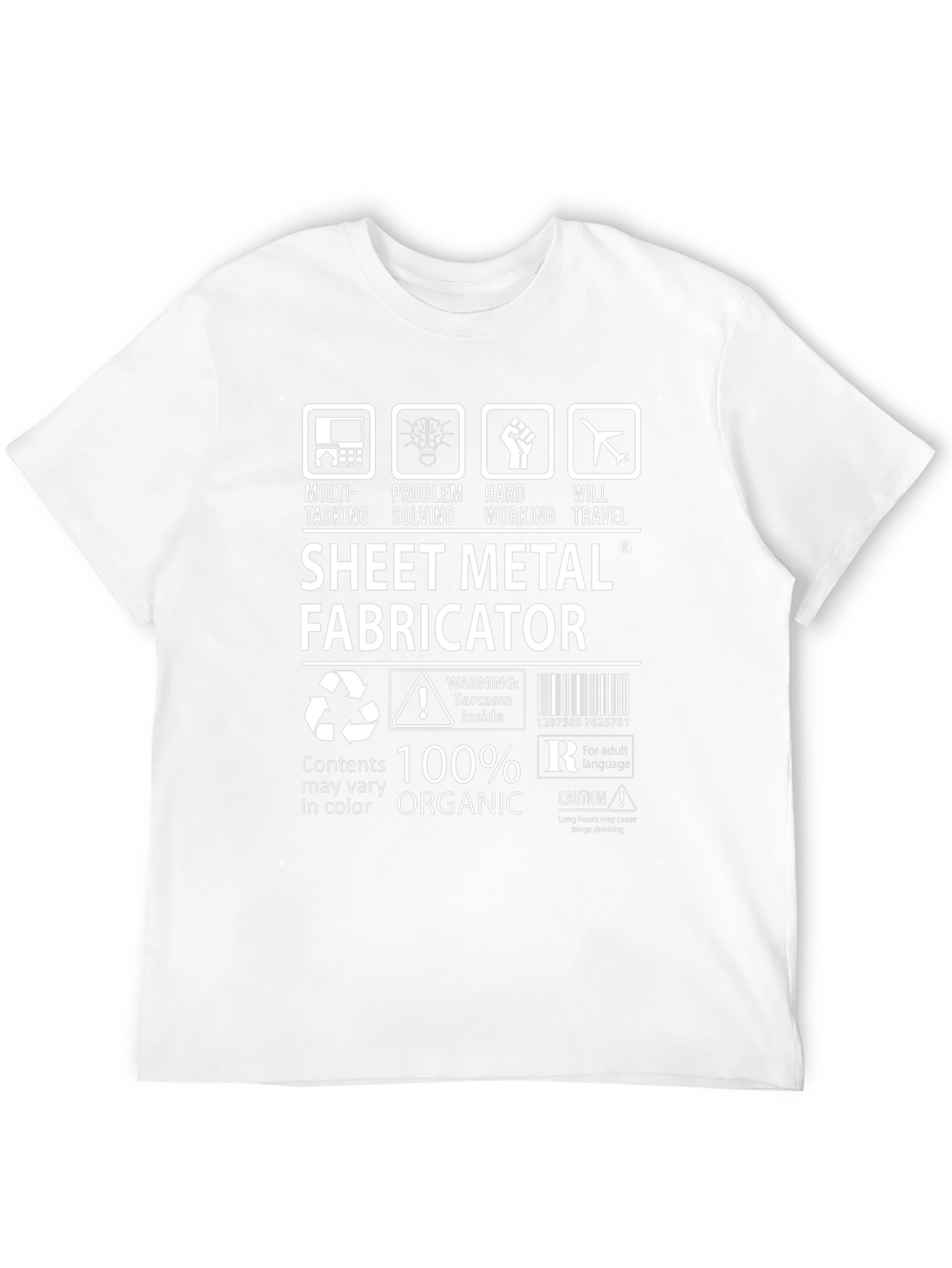 Sheet Metal Fabricator Organic T-Shirt