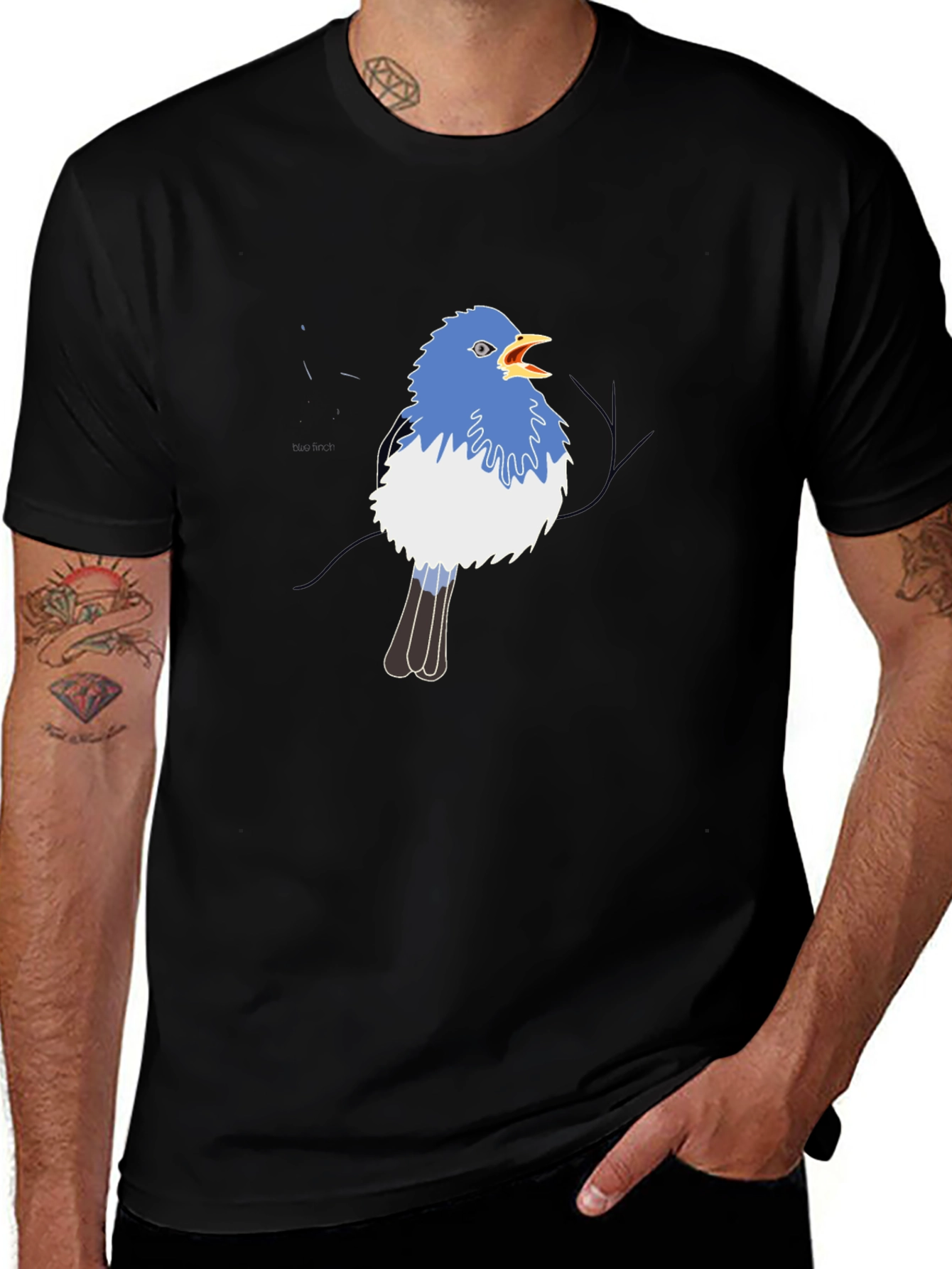 Bird Graphic Tee - Casual Comfort