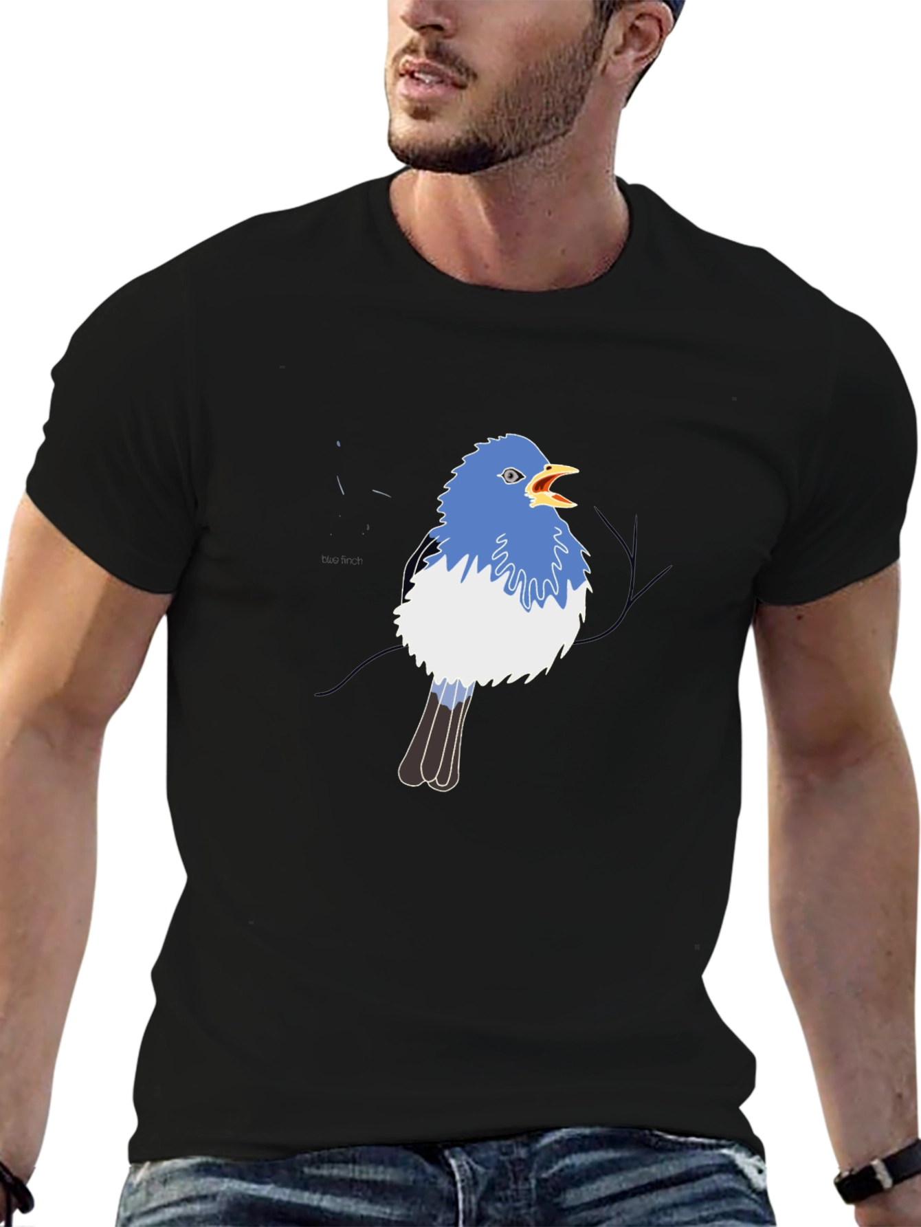 Bird Graphic Tee - Casual Comfort