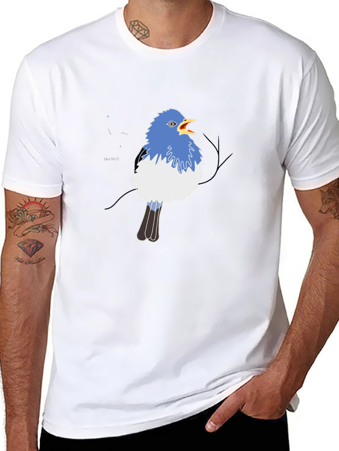 Bird Graphic Tee - Casual Comfort
