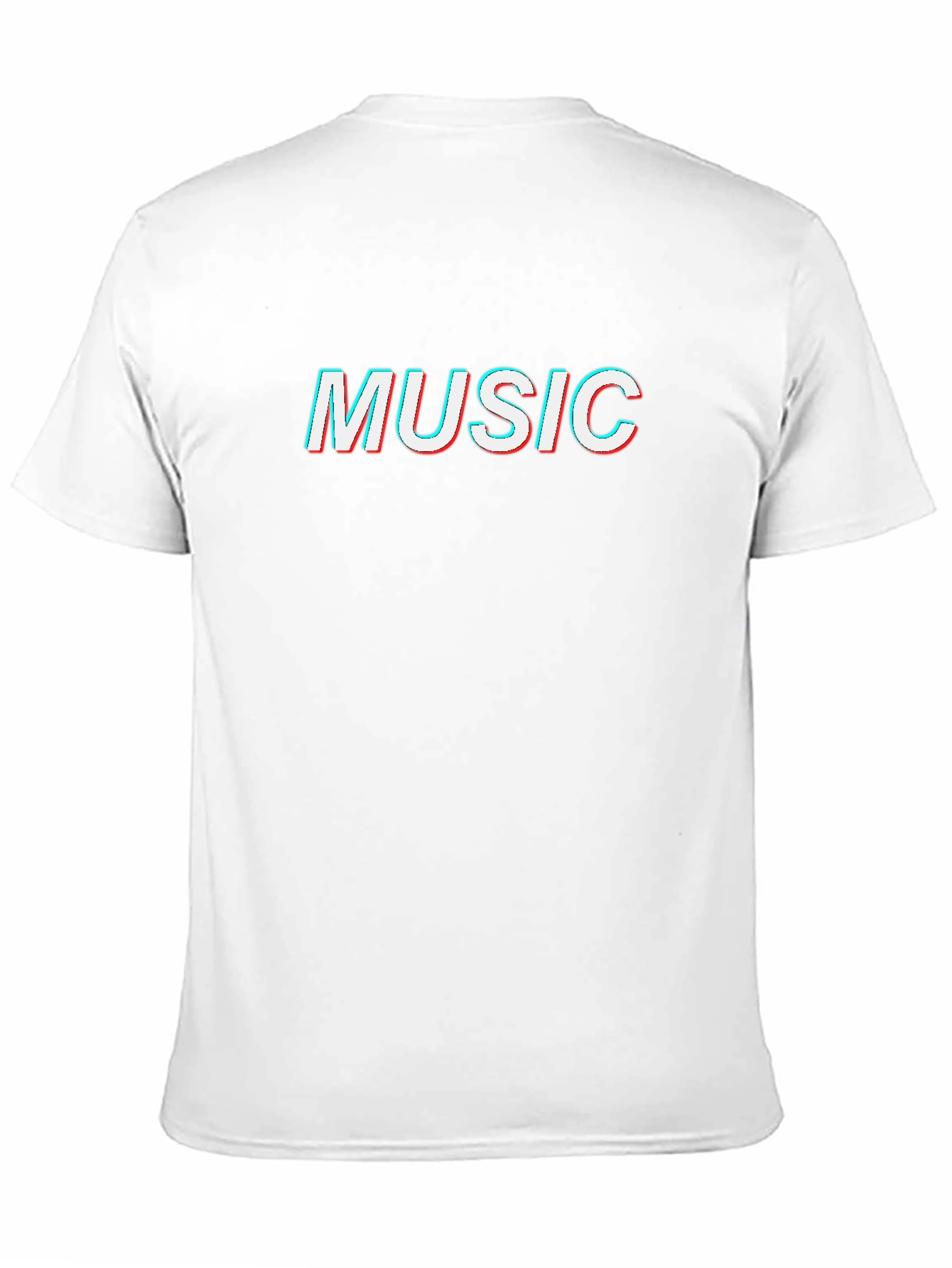 Music Glitch Graphic T-Shirt - Cool Retro Style