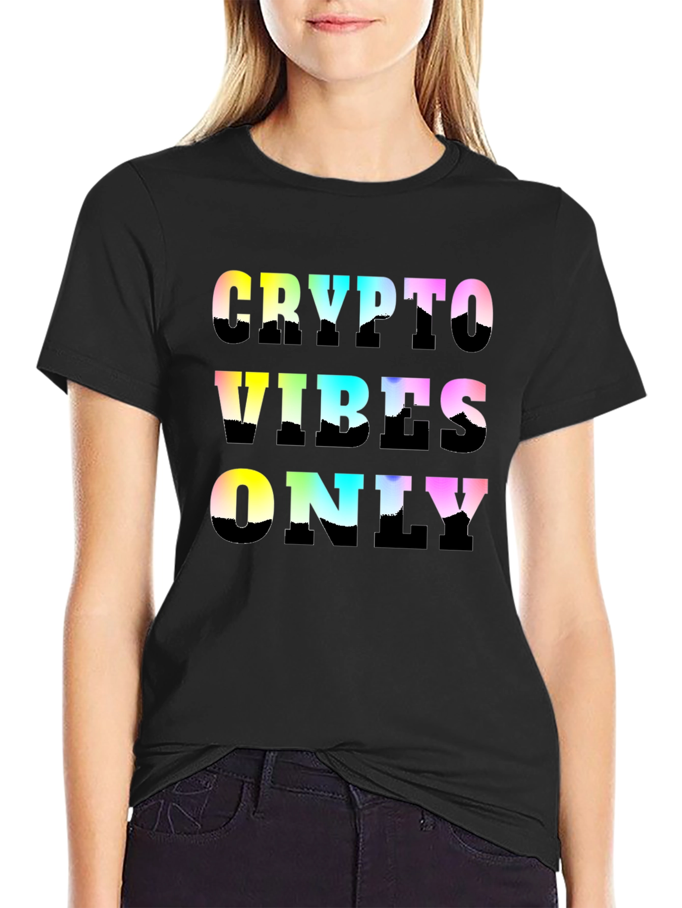 Crypto Vibes Only T-Shirt - Graphic Tee