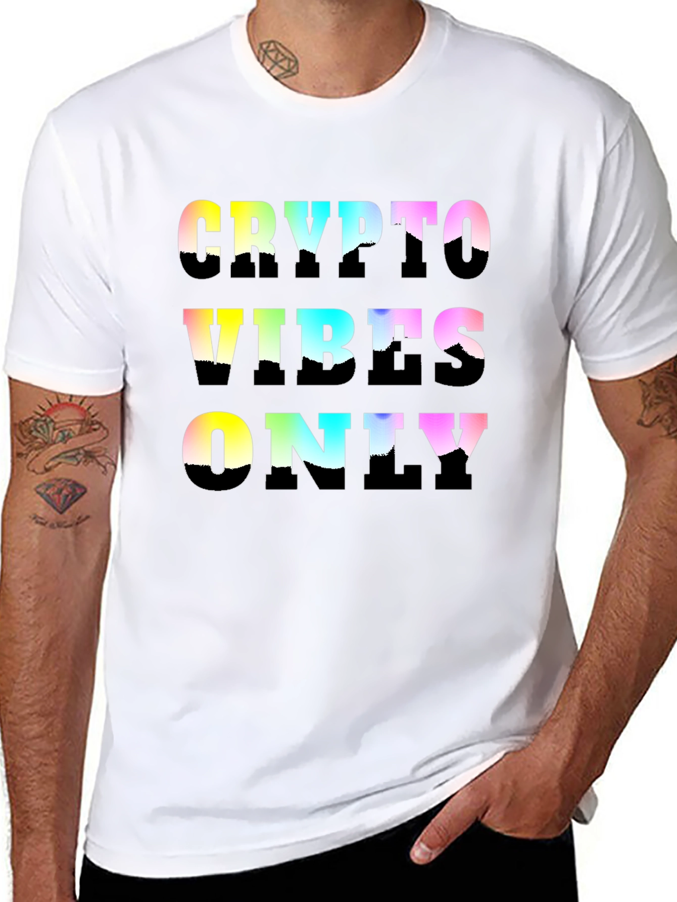 Crypto Vibes Only T-Shirt - Graphic Tee
