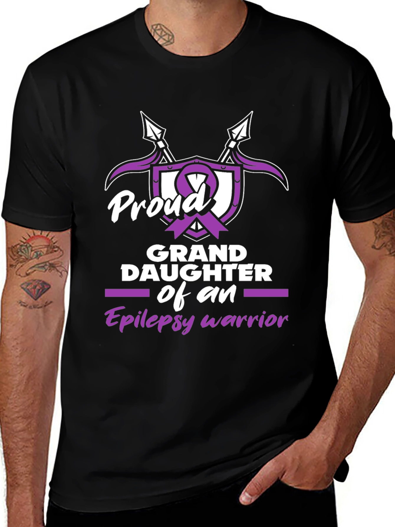 Proud Granddaughter Epilepsy Awareness T-Shirt