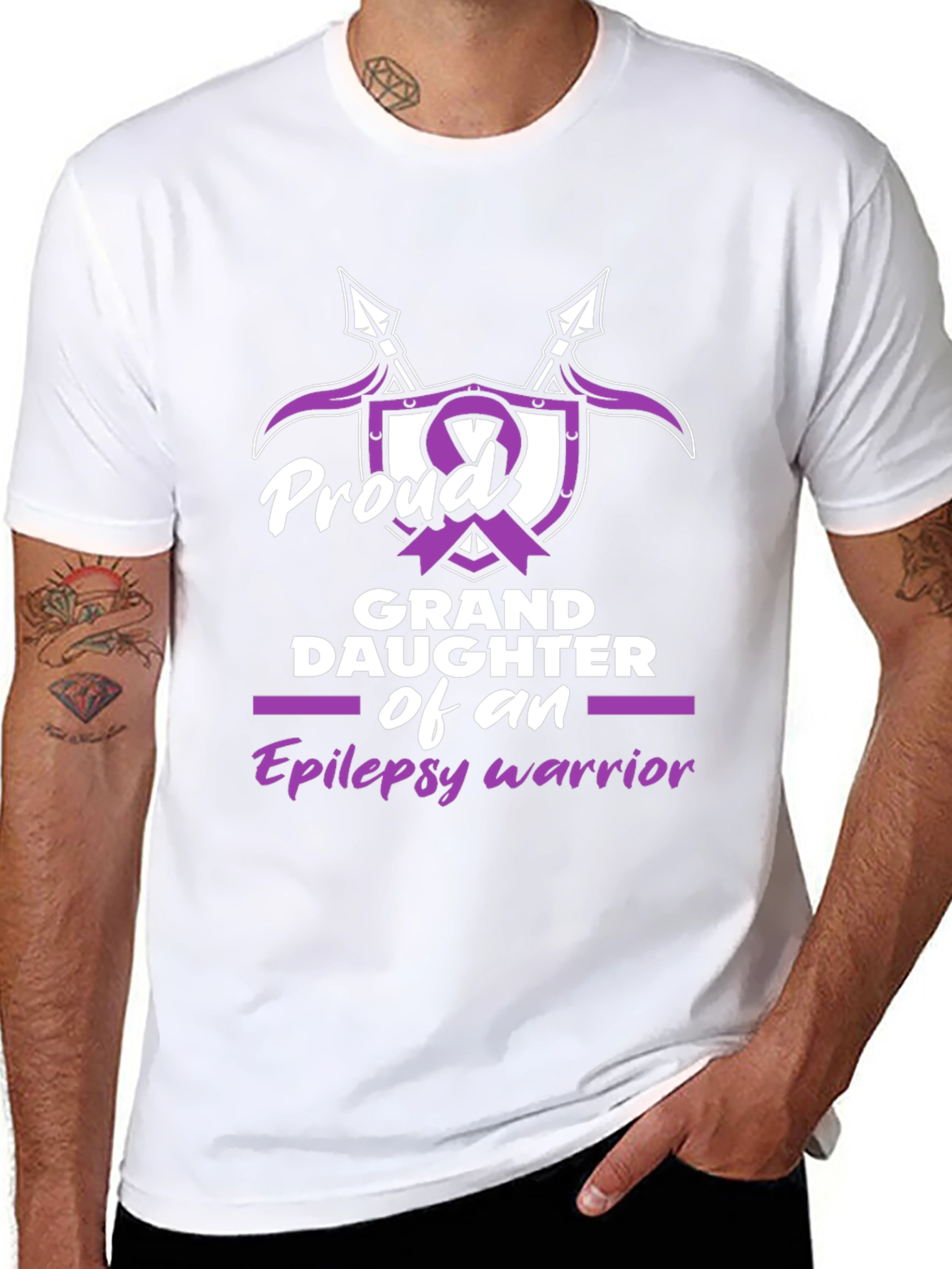 Proud Granddaughter Epilepsy Awareness T-Shirt