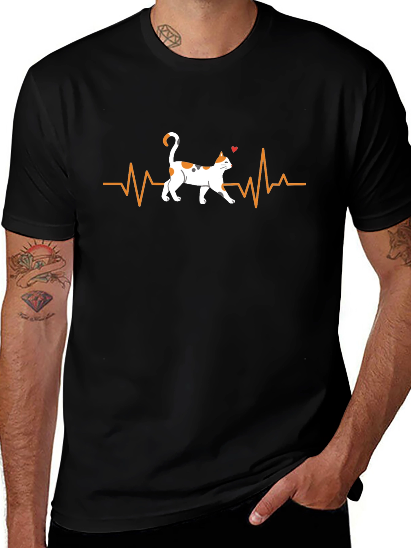 Cat Heartbeat T-Shirt