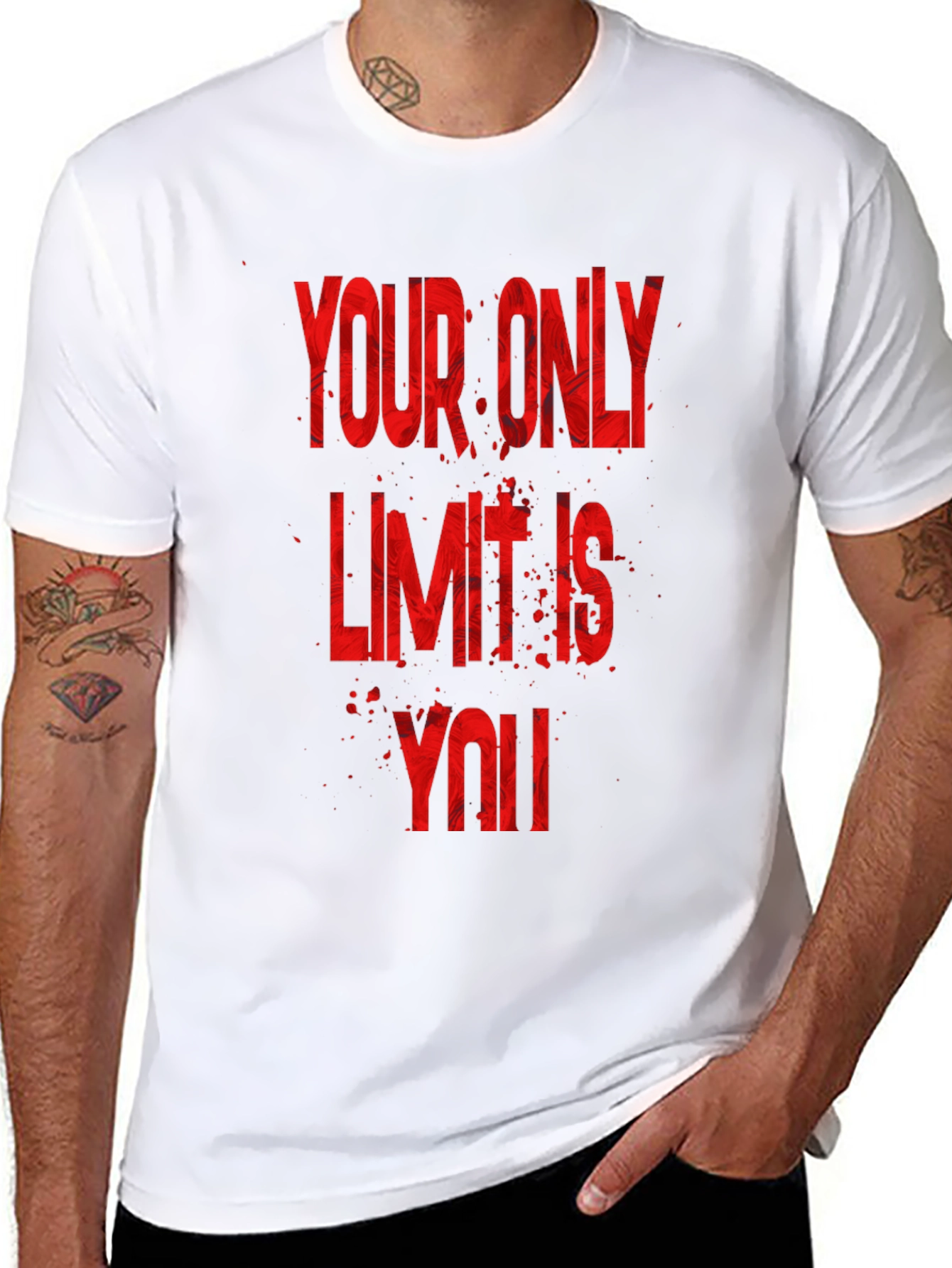 Motivational T-Shirt - Your Only Limit Is You