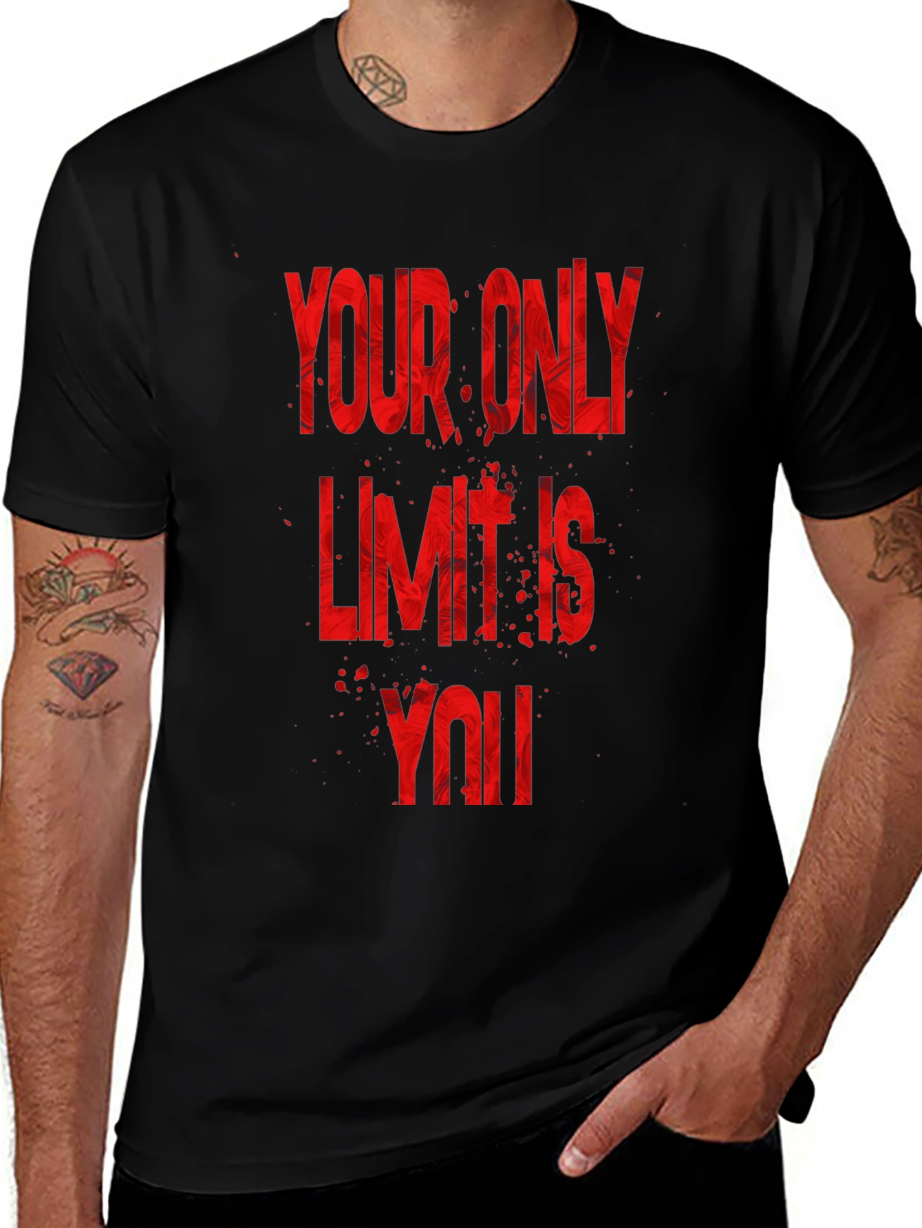 Motivational T-Shirt - Your Only Limit Is You